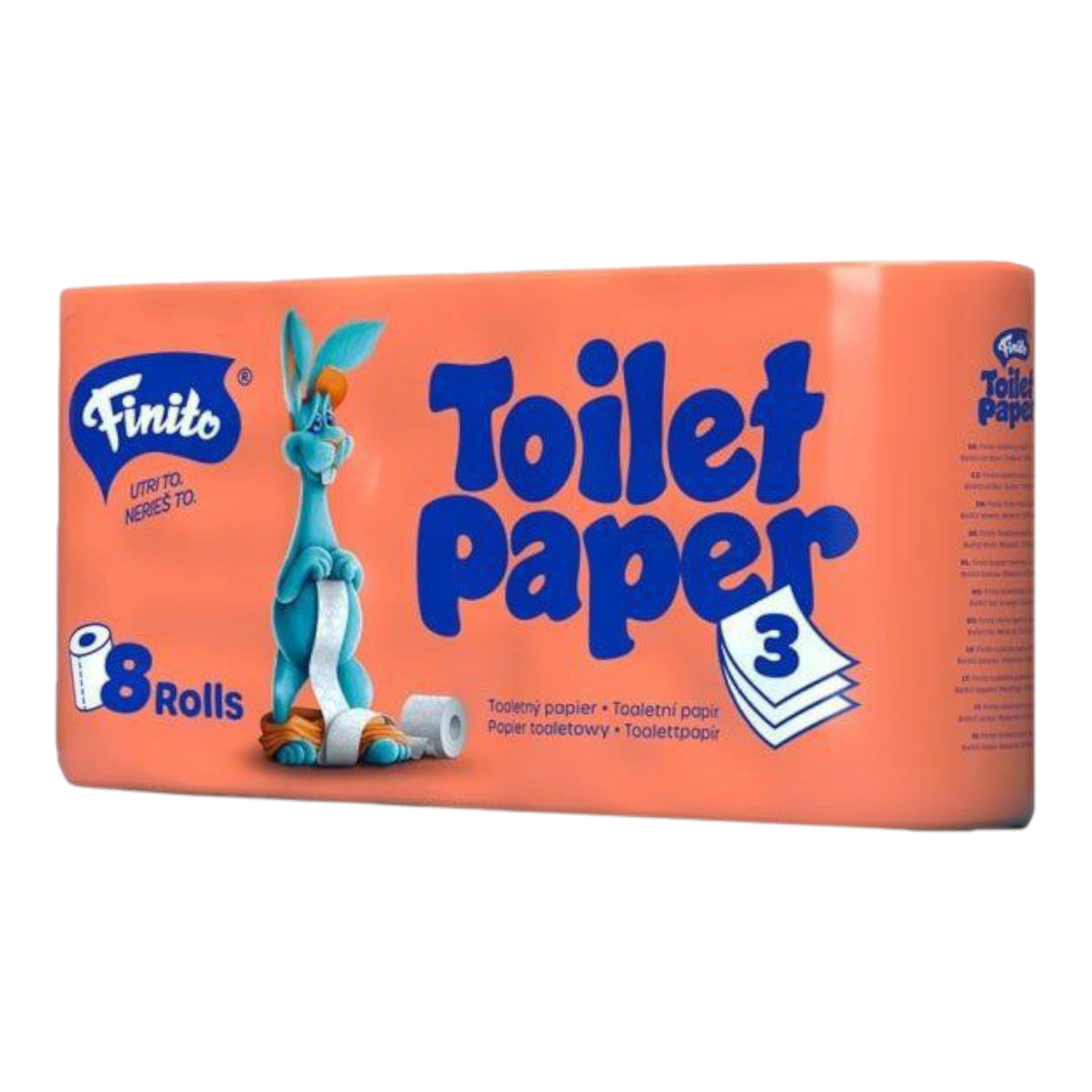 Туалетний пап. Finito 3шари 8 рул