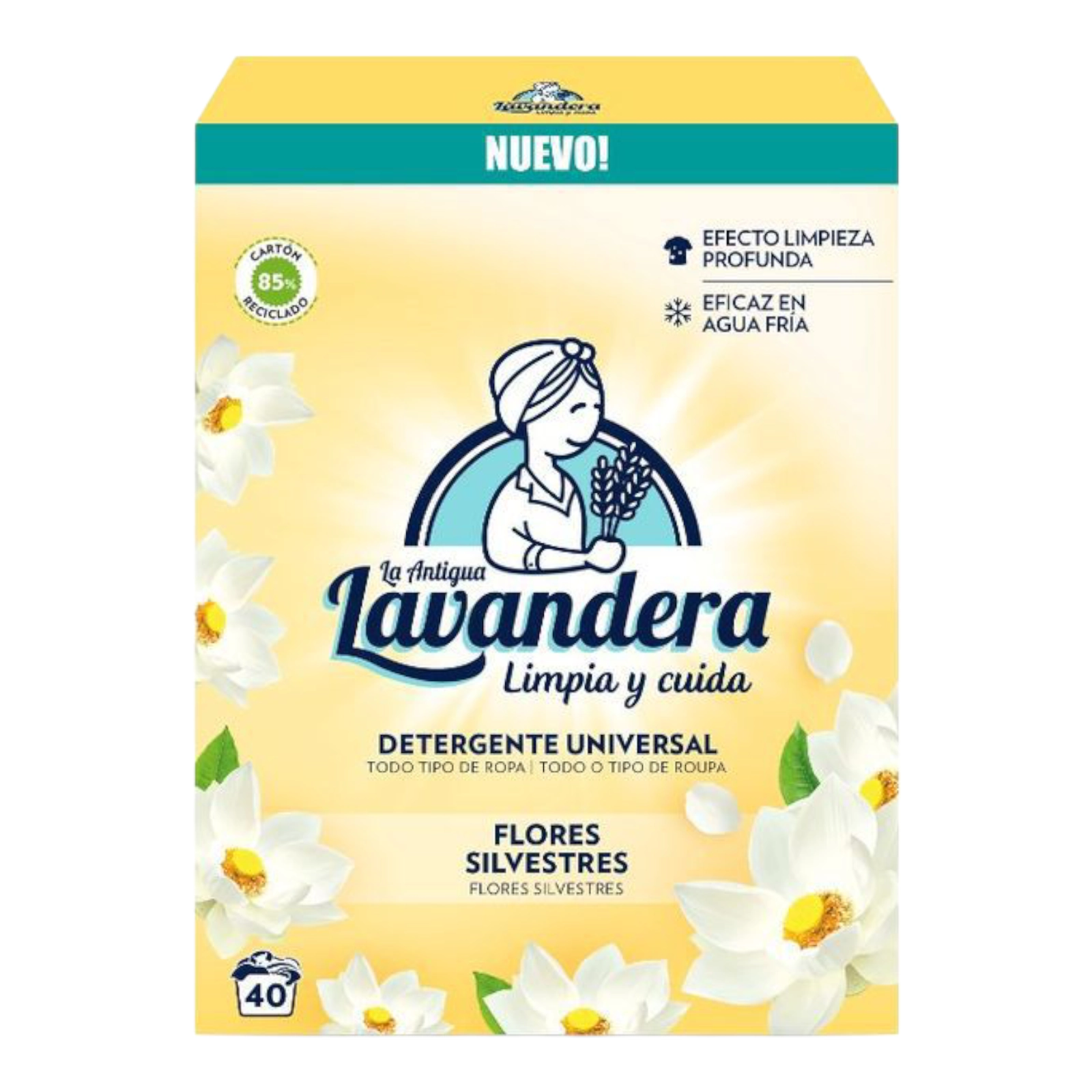 Порошок Lavandera жовтий 40 стірок