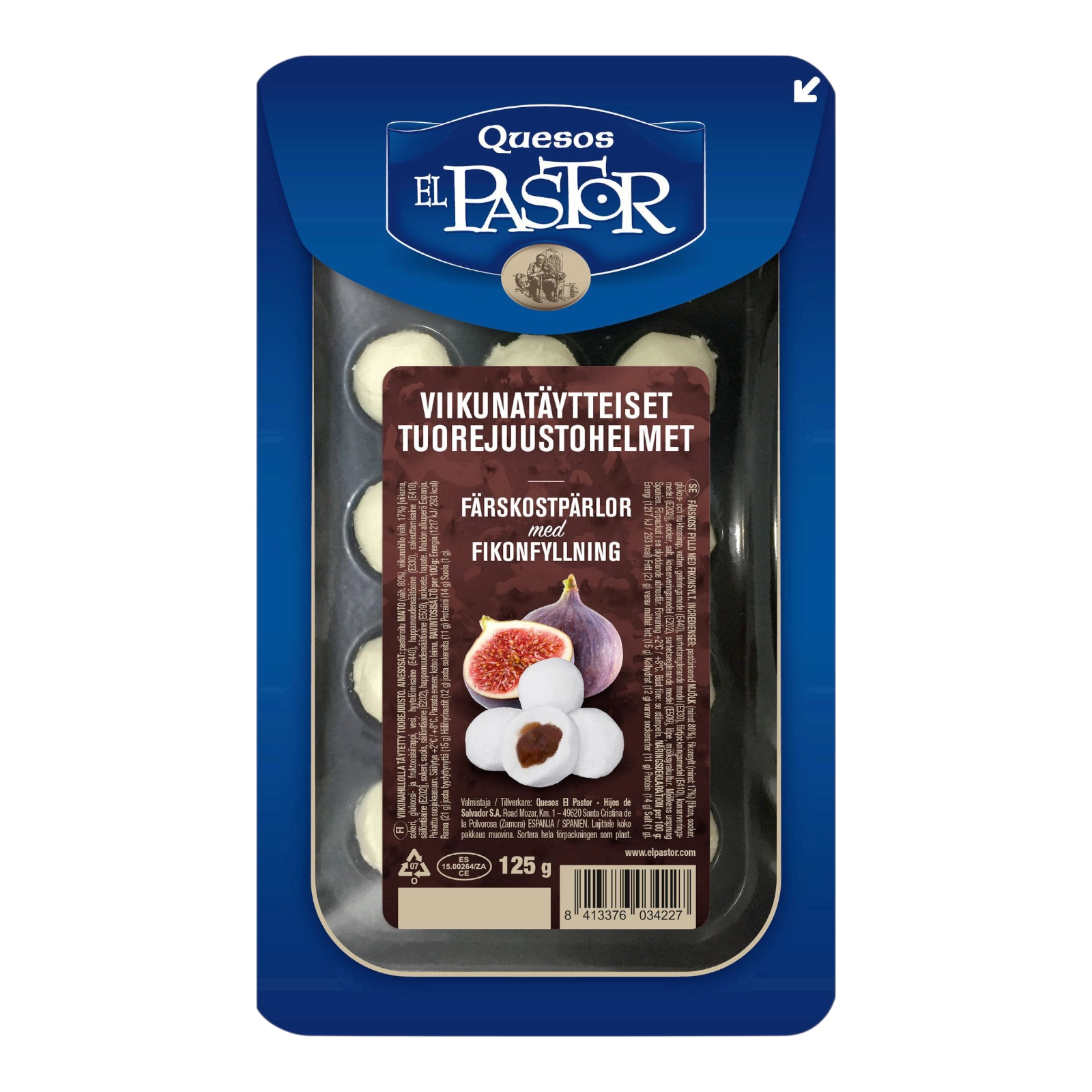 Сирні Кульки з начинкою Пастор 125г з інжиром