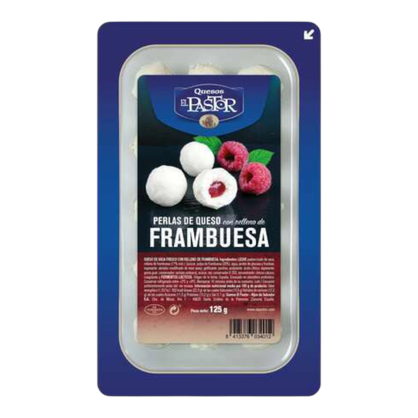 Сирні Кульки з начинкою Пастор 125г з малиною