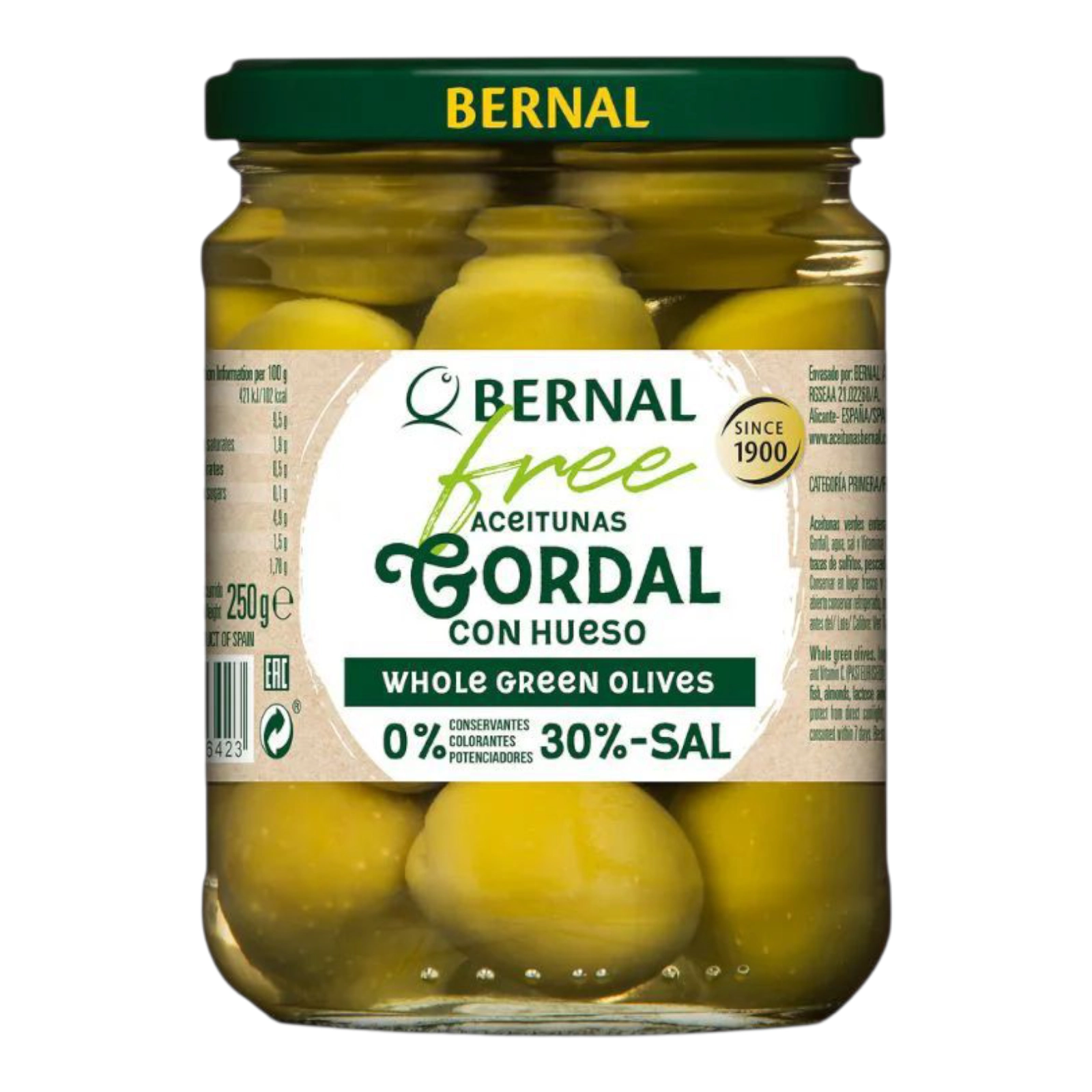 Оливки Bernal гігант з кіст 436g