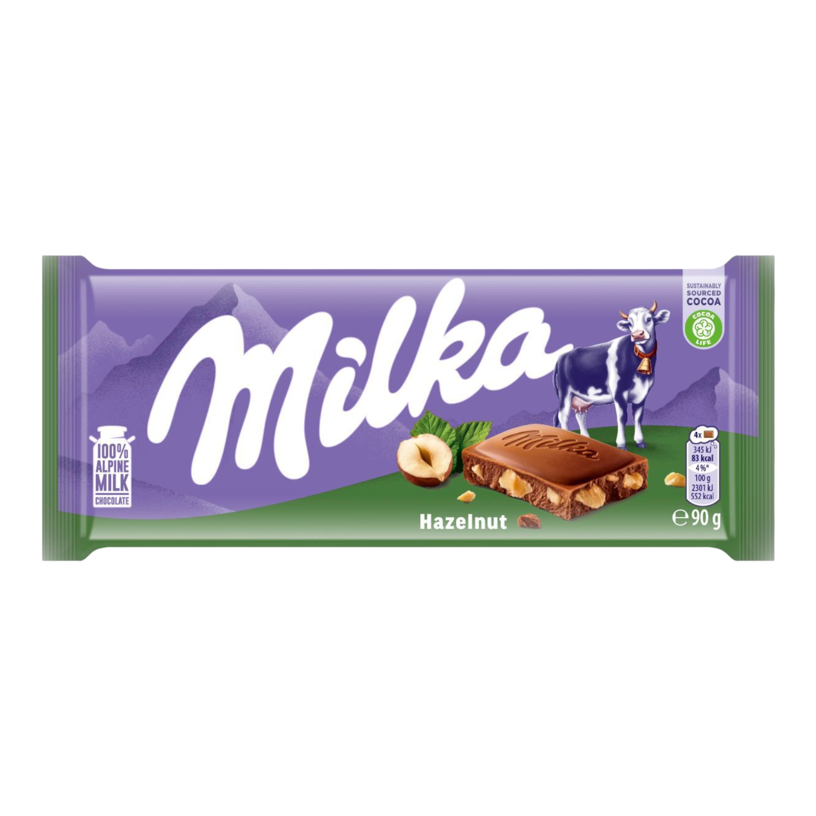 Шок Milka Хазелнут 100g