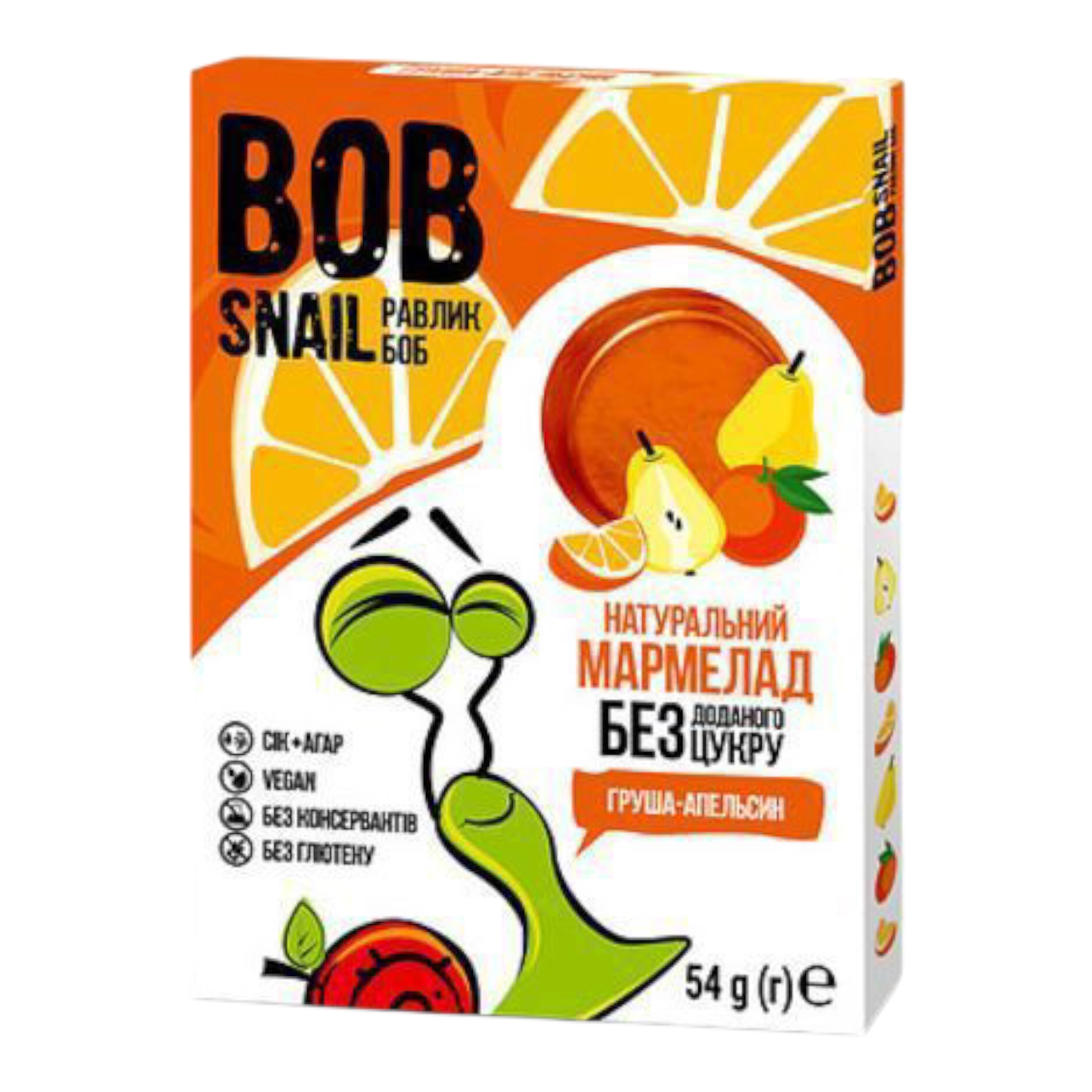 BOB мармелад груша-лимон-яблуко38гр