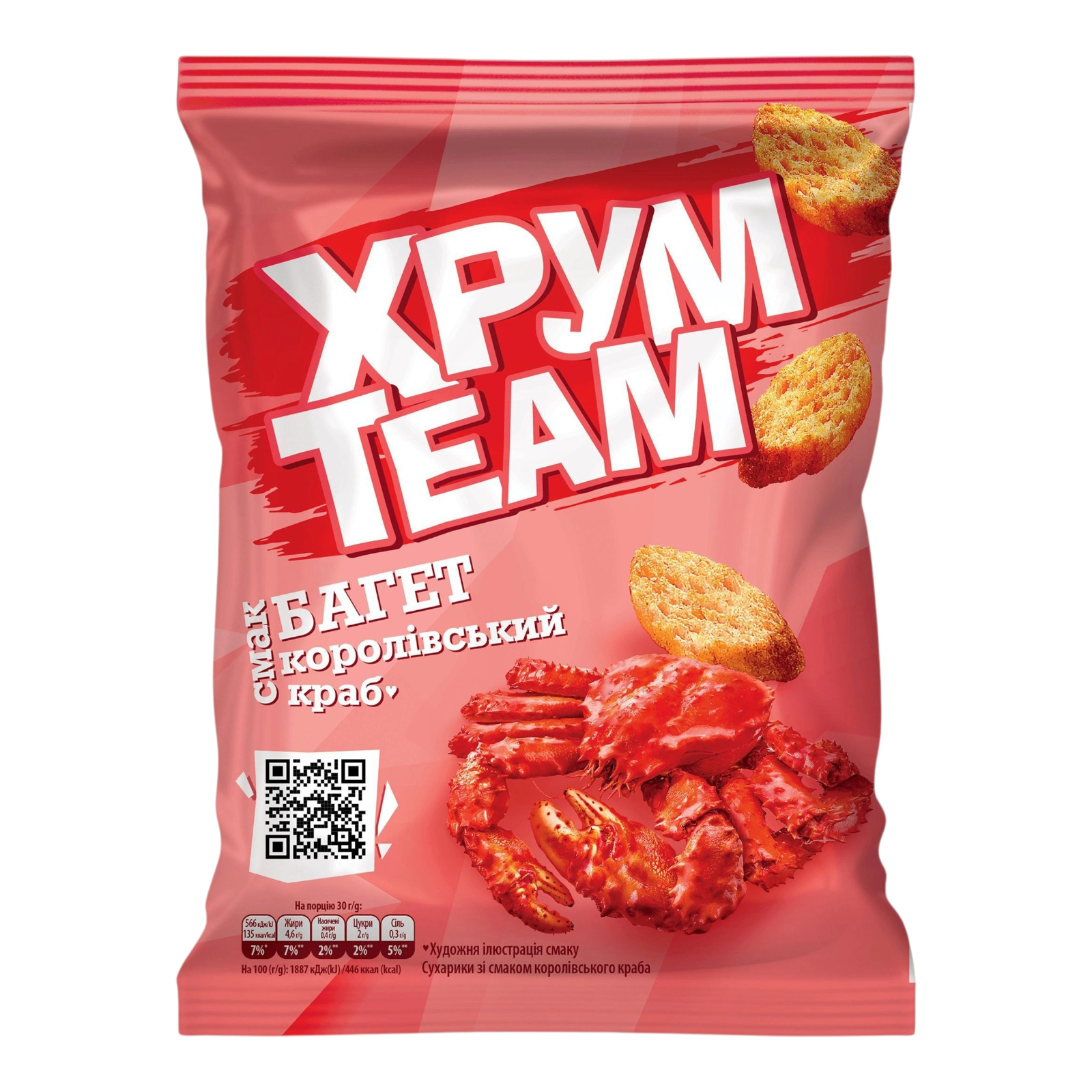 хрум тім королівський краб 55гр