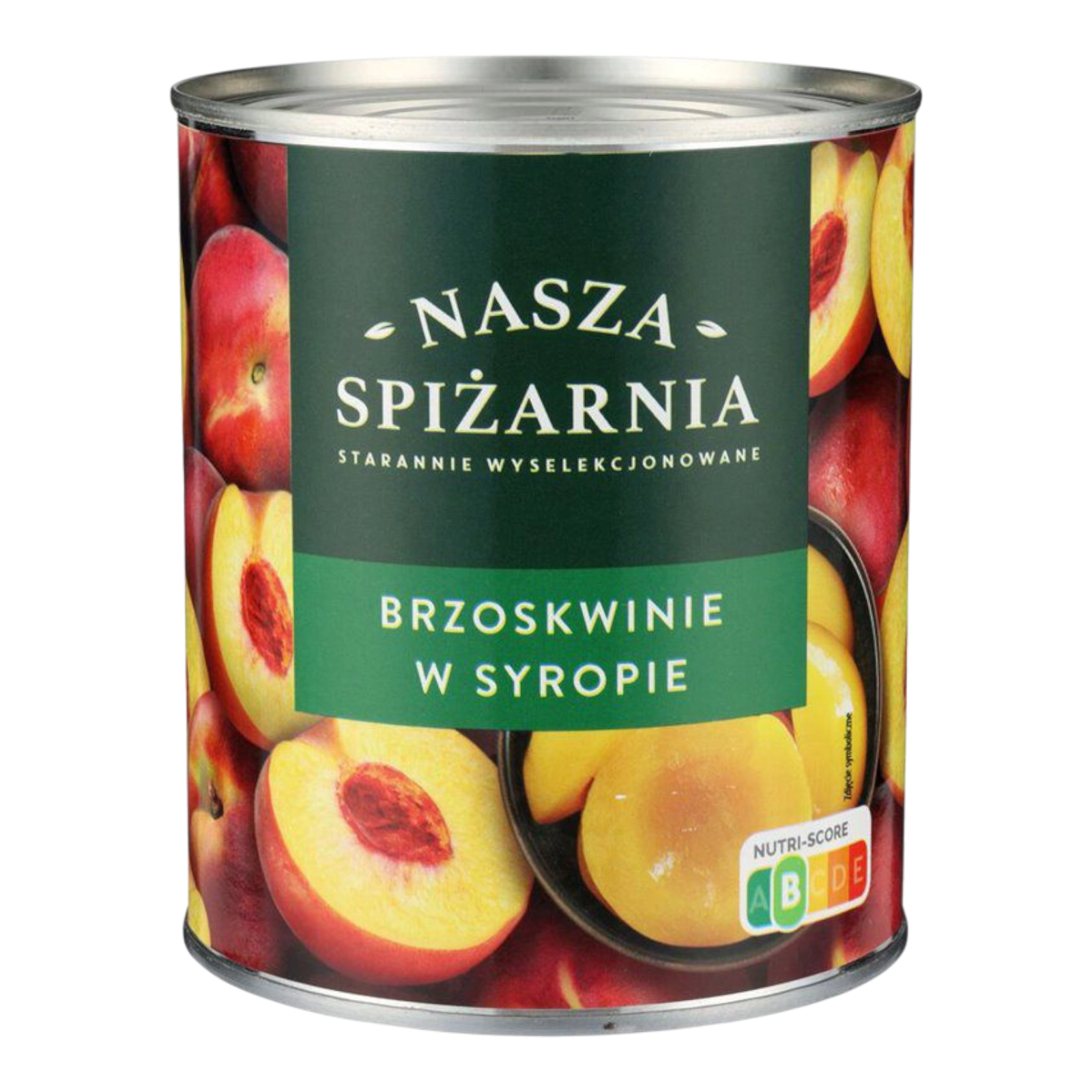 Персик консервований