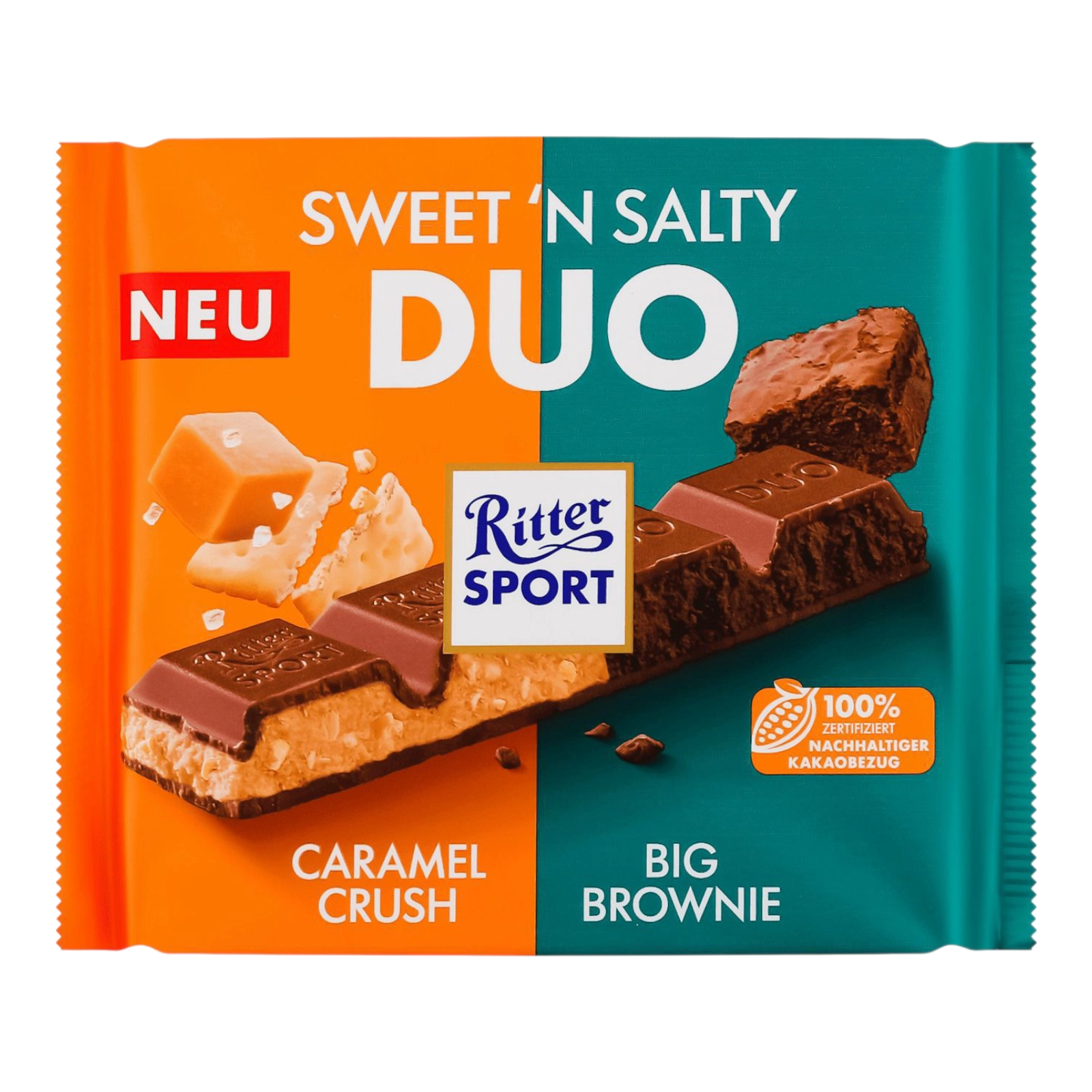 Шоколодка Рітер Спорт дую карамель