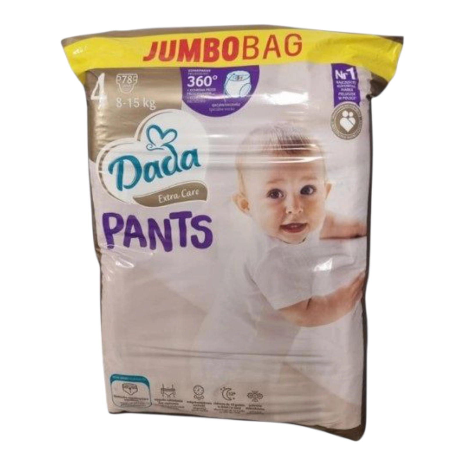 Памперси трус Дада 4(8-15кг)велика упаковка
