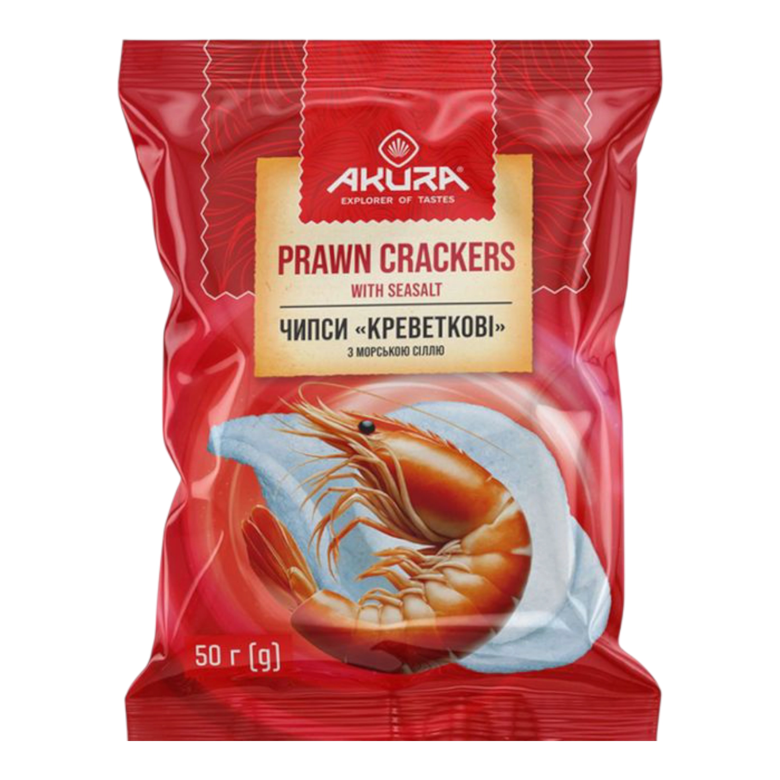 Чіпси Акура креветка