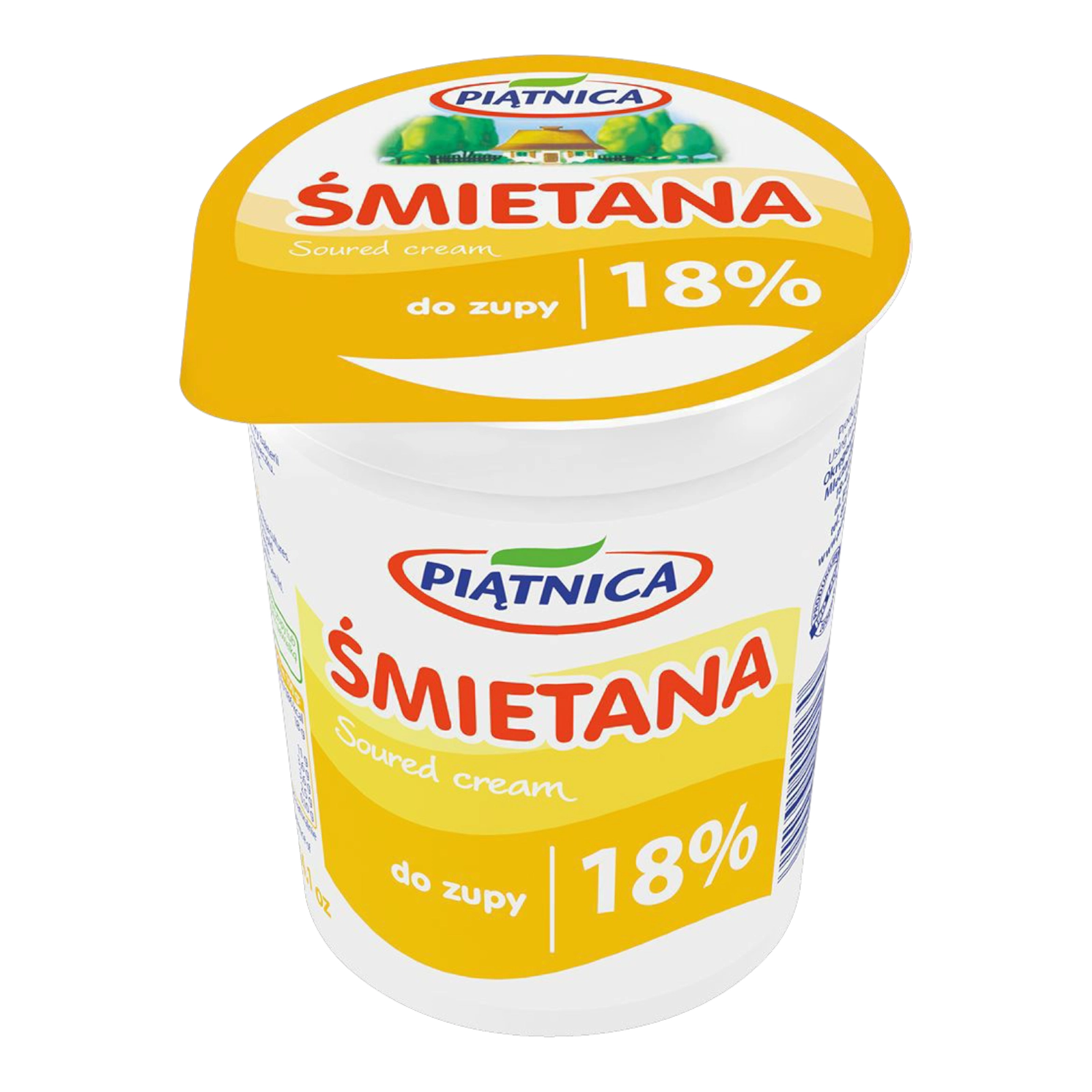 Сметана Піатніка 18%