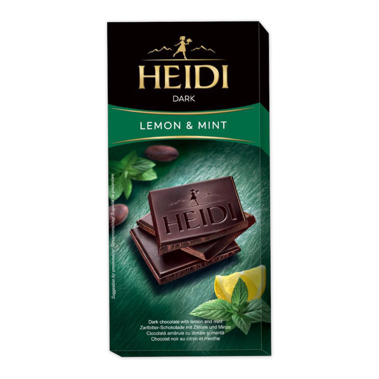 Шоколадка Heidi лимон і мята