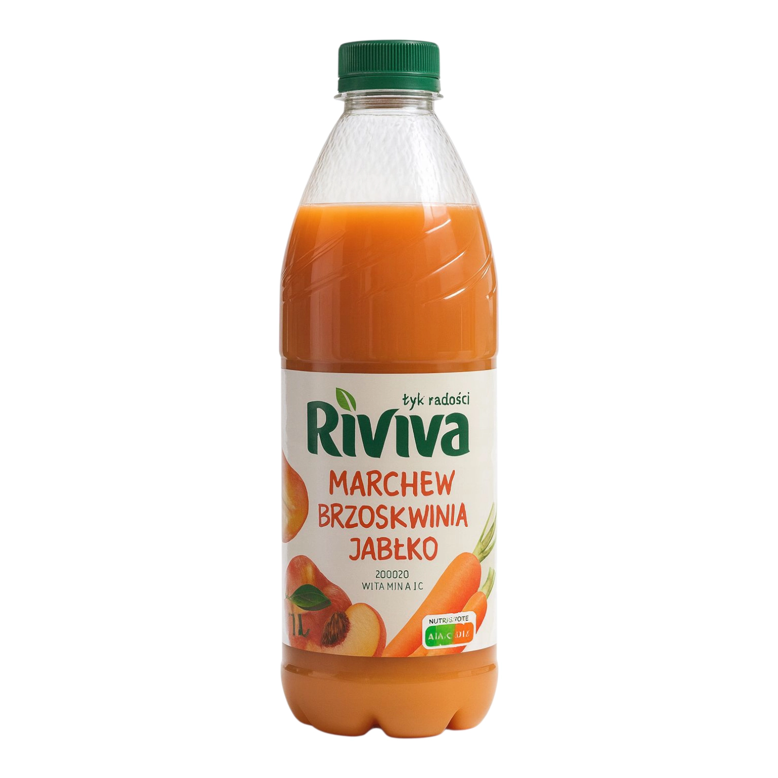 Сік Riviva Яблуко персик морква 1л