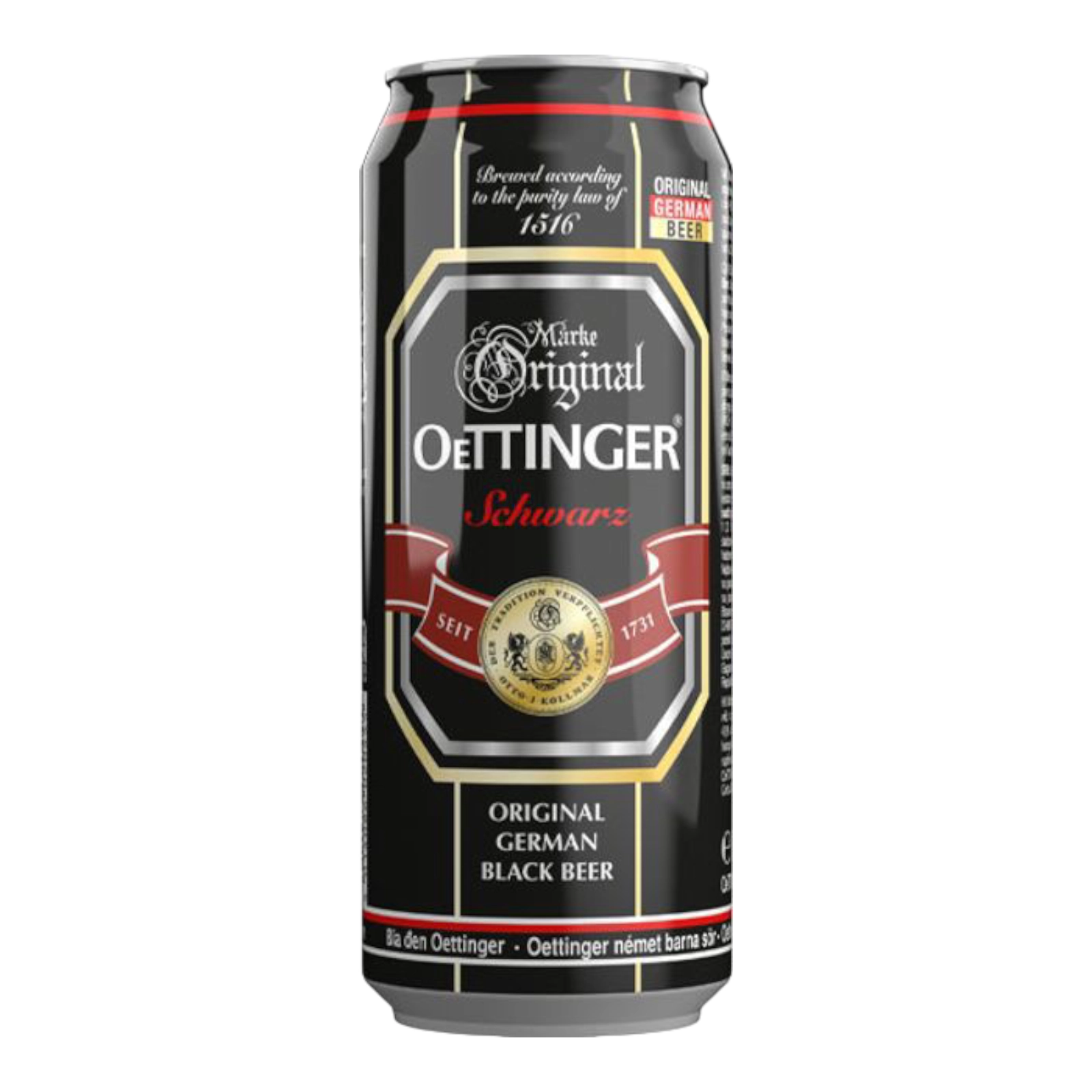 Пиво темне Oettibger 4.7% ж/б 0.5л