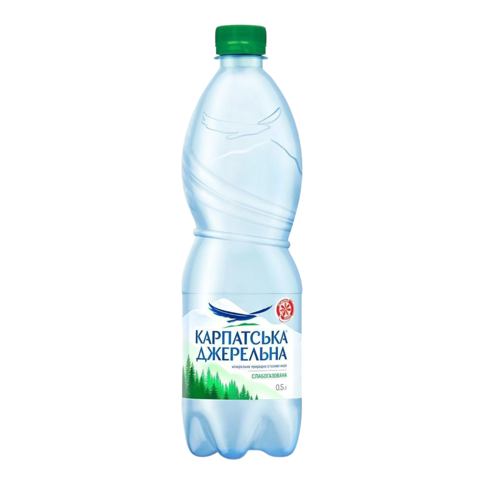 Вода Карпатська джерельна слаб газ0.5л
