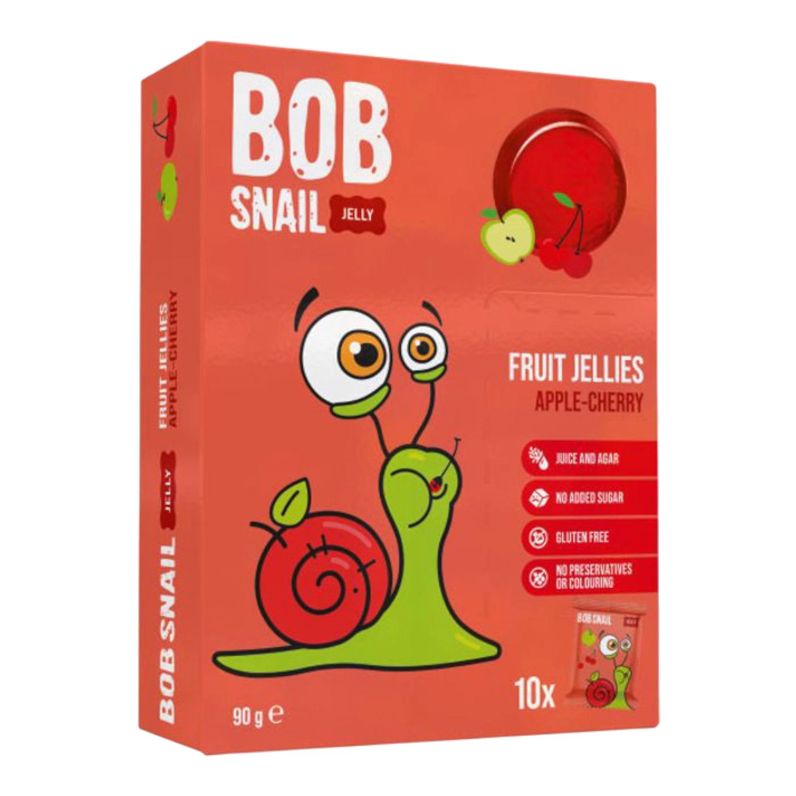 BOB Snail мармелад 90g яблуко-вишня