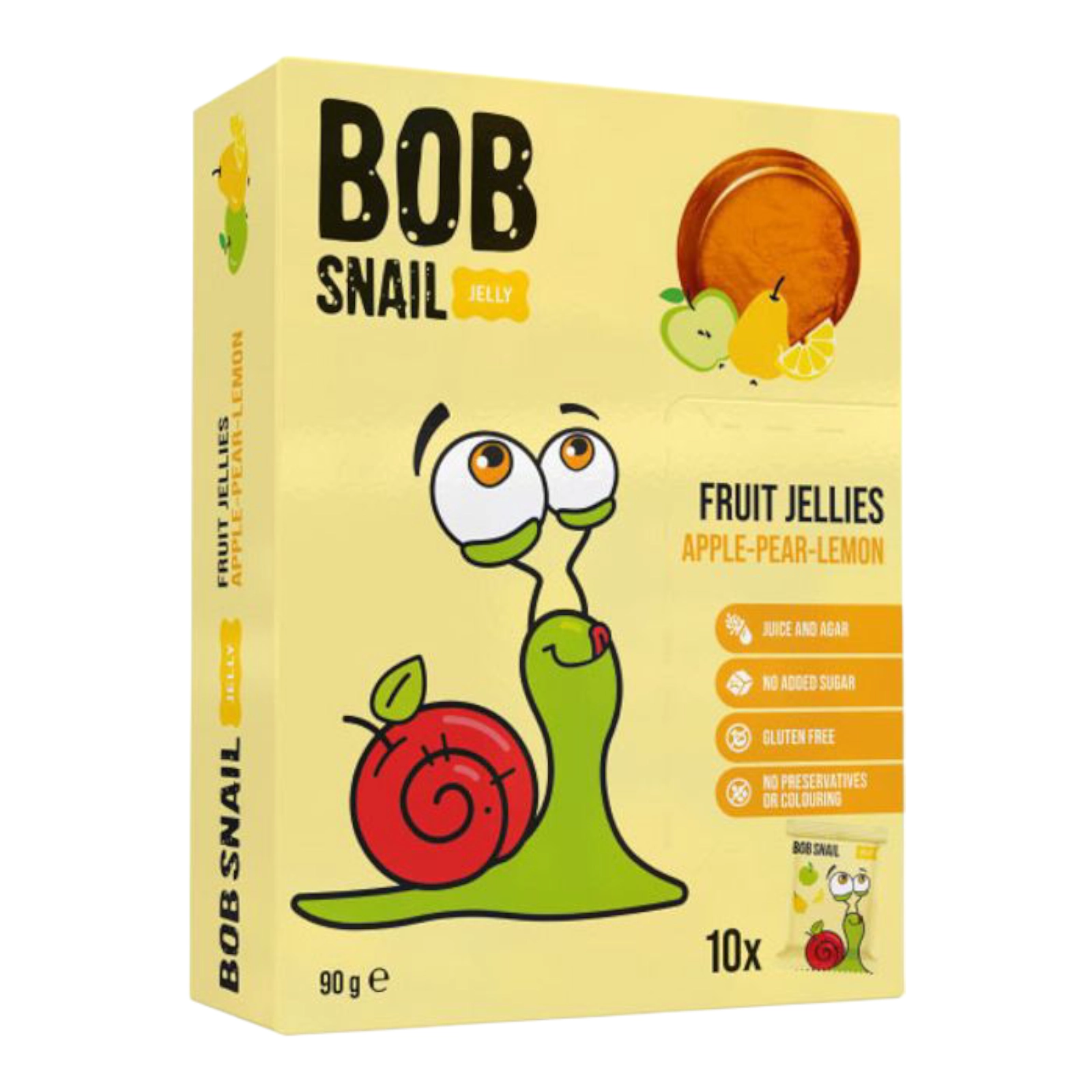 BOB Snail мармелад 90g яблуко-лимон