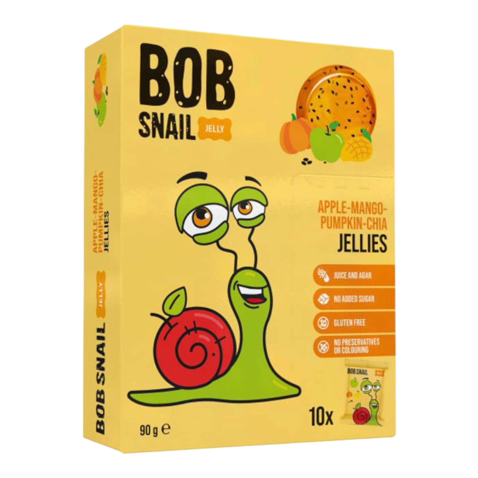 BOB Snail мармелад 90g яблуко-гарбуз-манго