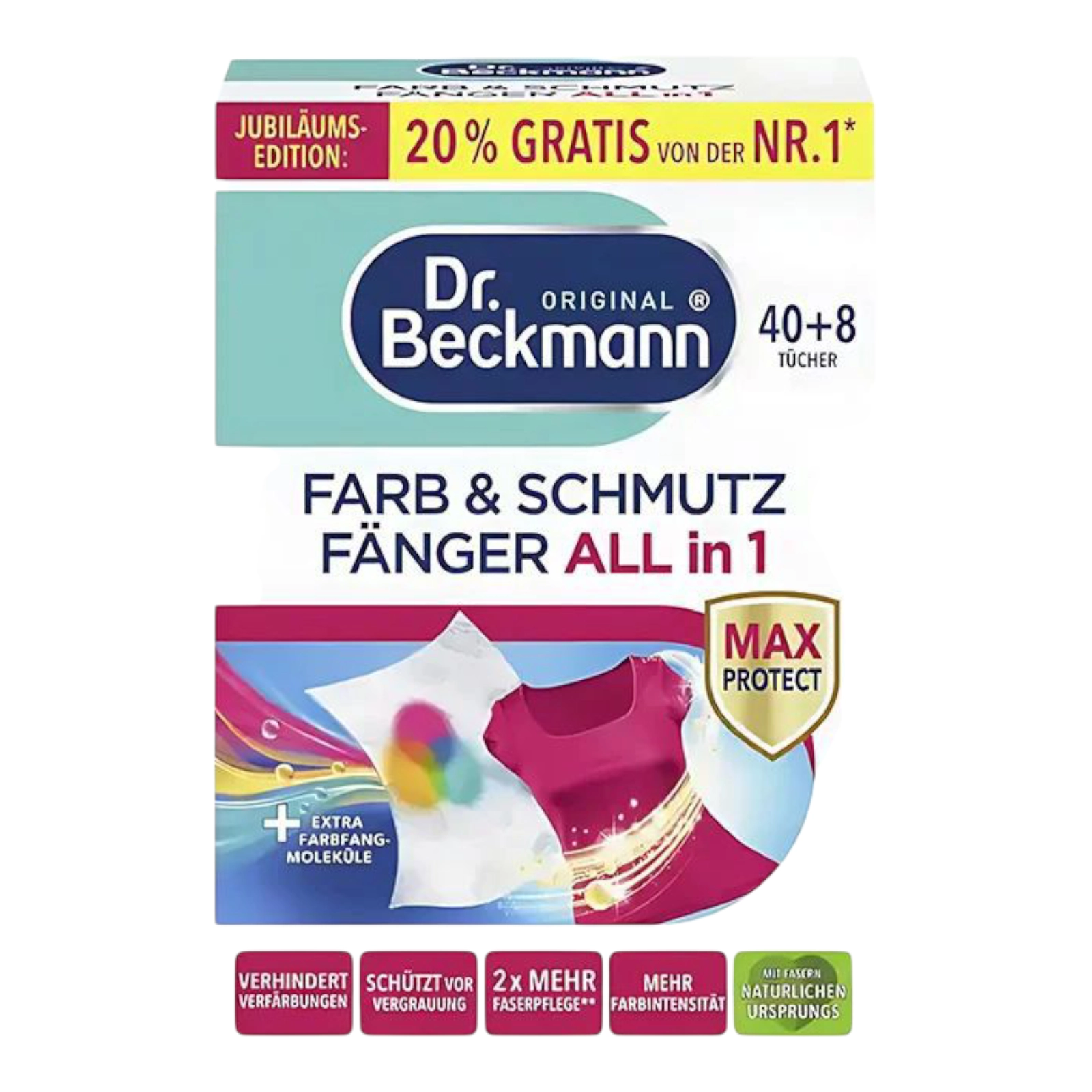 Серветки Dr. Beckmann колір для прання 48шт