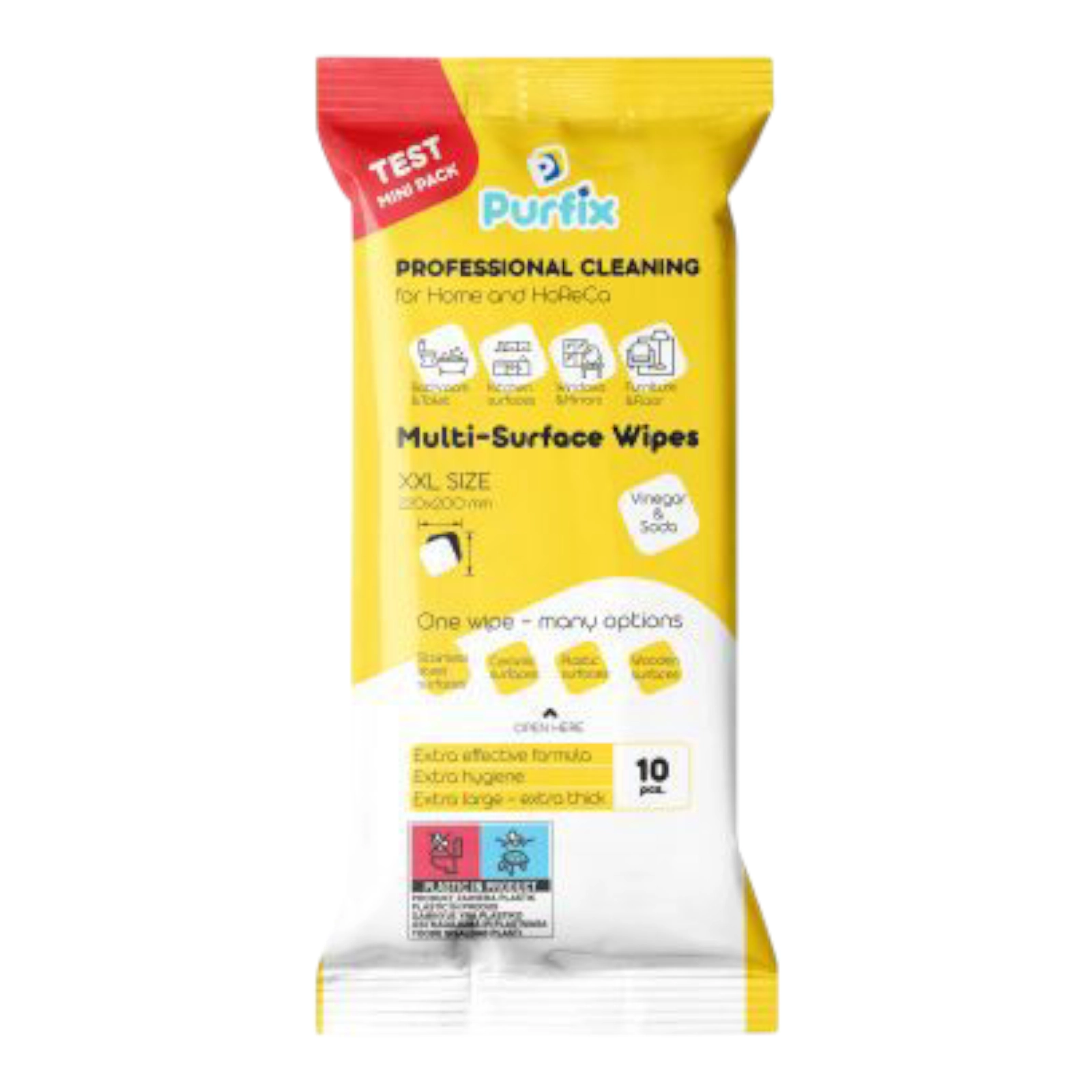 Вологі серветки Purfix 10 шт