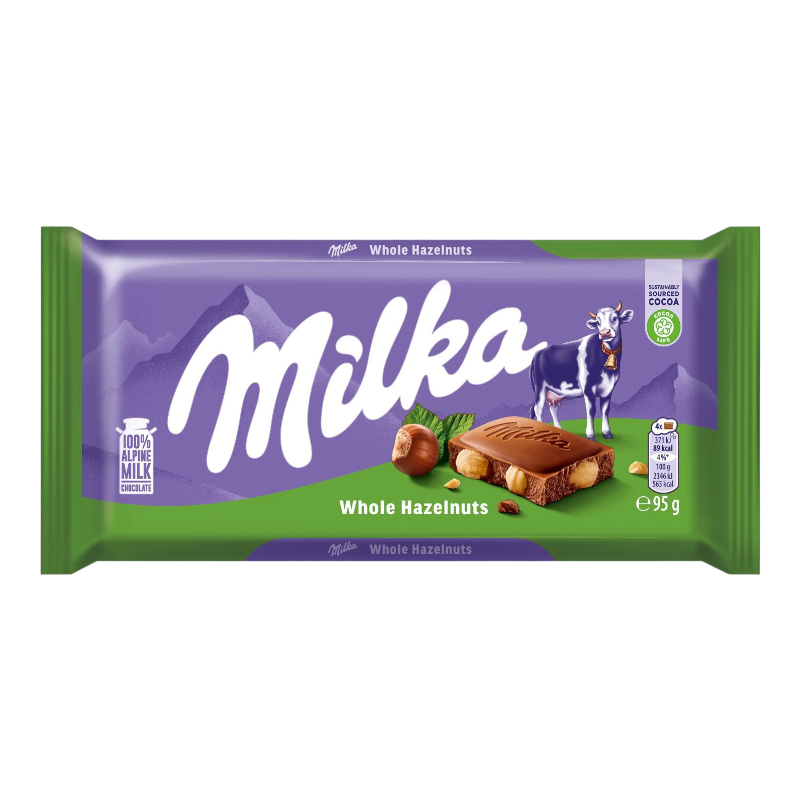 Шоколодка Milka 100g горіх