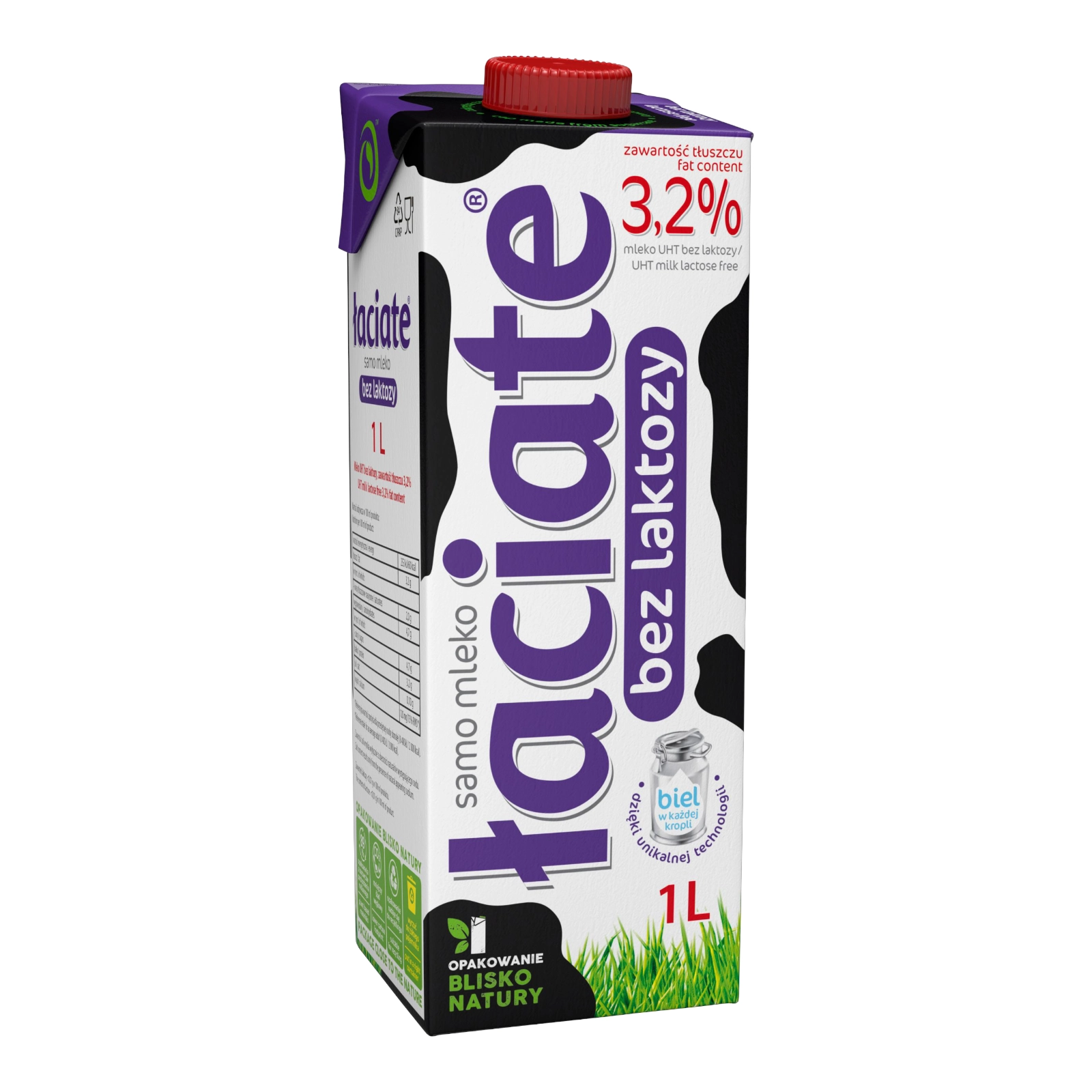 Молоко 1л Лаціате безлактозне 3.2%