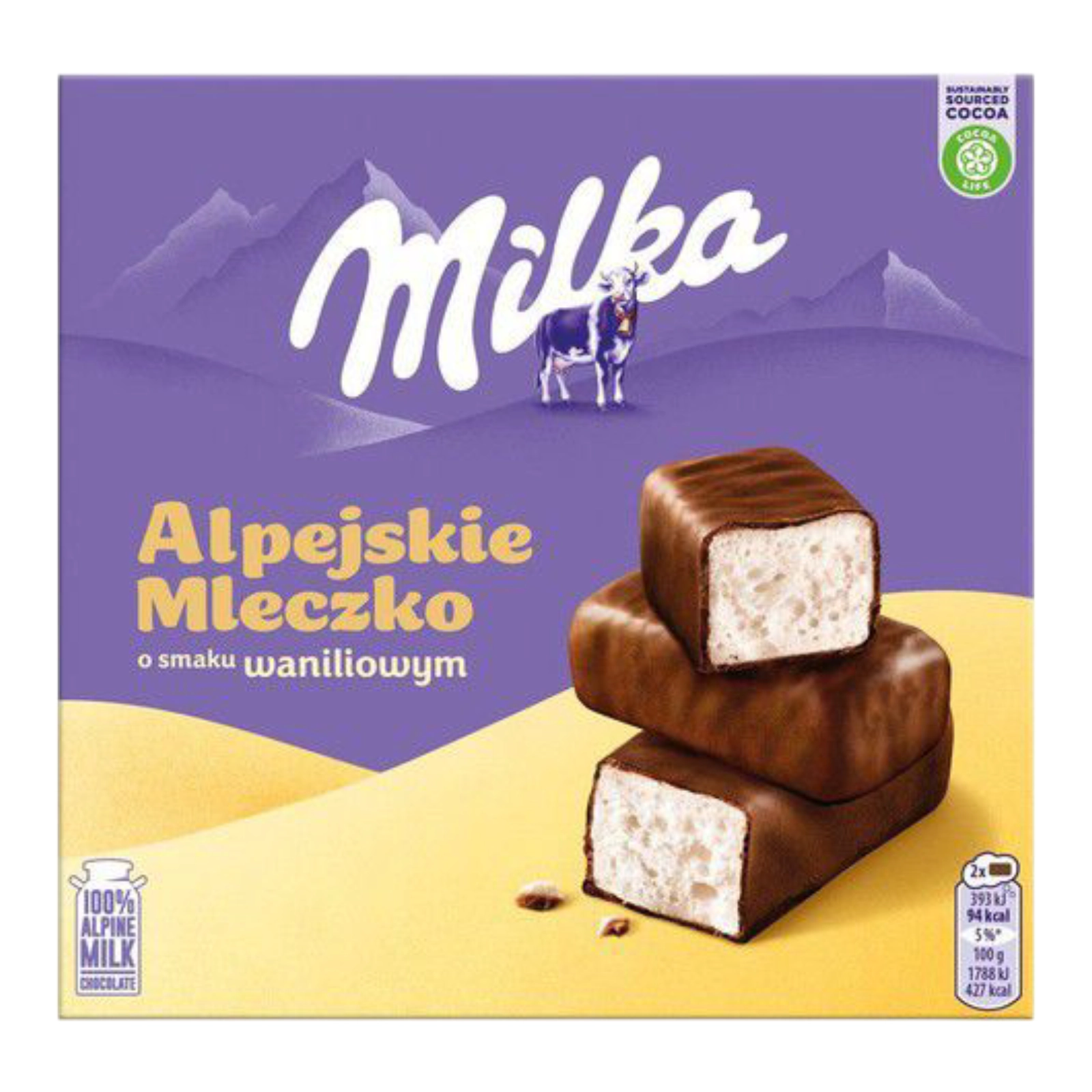 Milka пташине молоко з ваніль