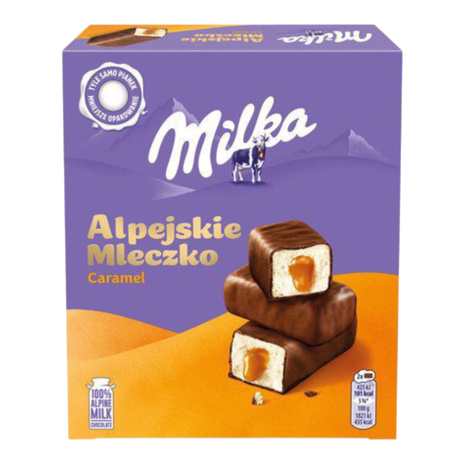 Milka пташине молоко з карамелькою