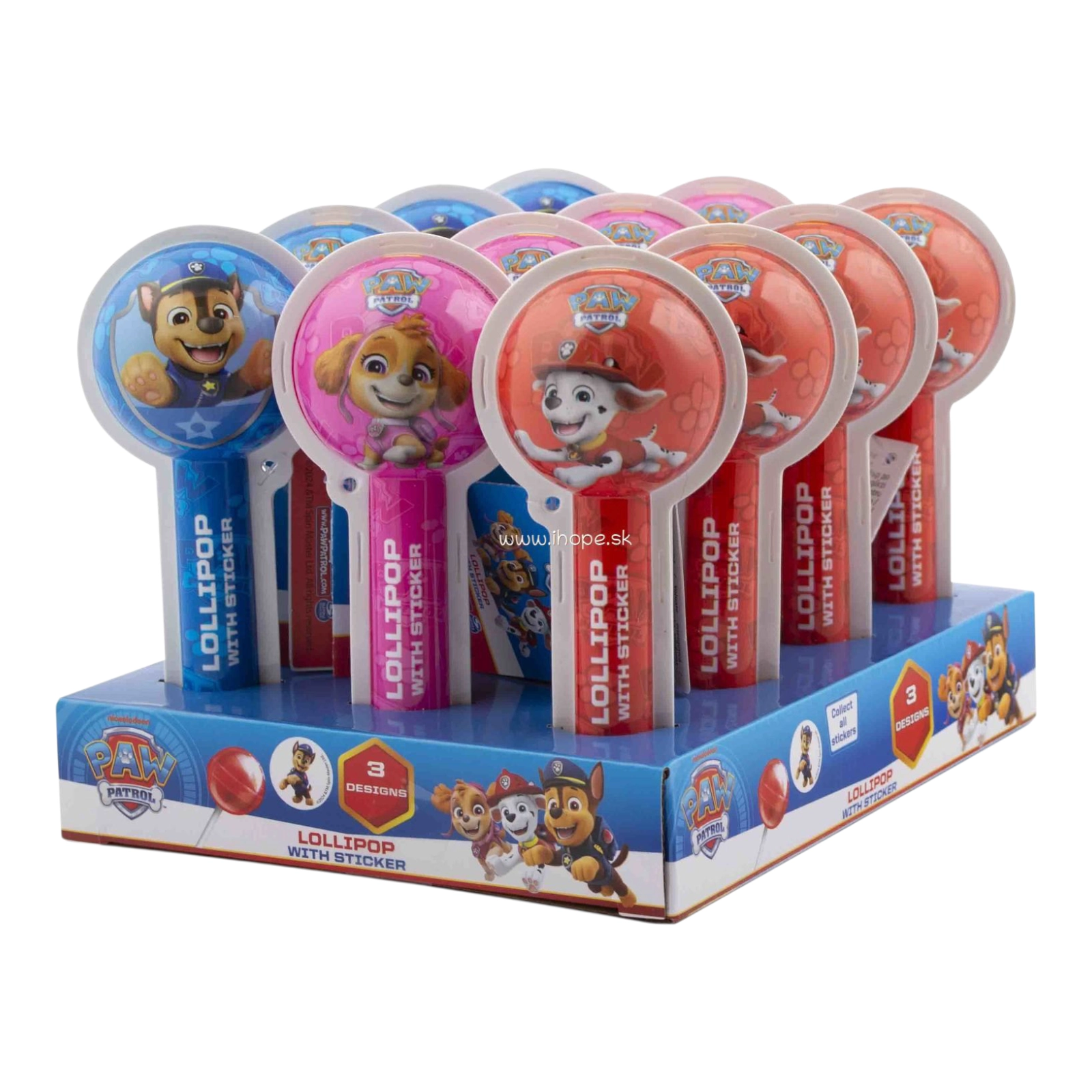 Paw Patrol Lolipop With Sticker
