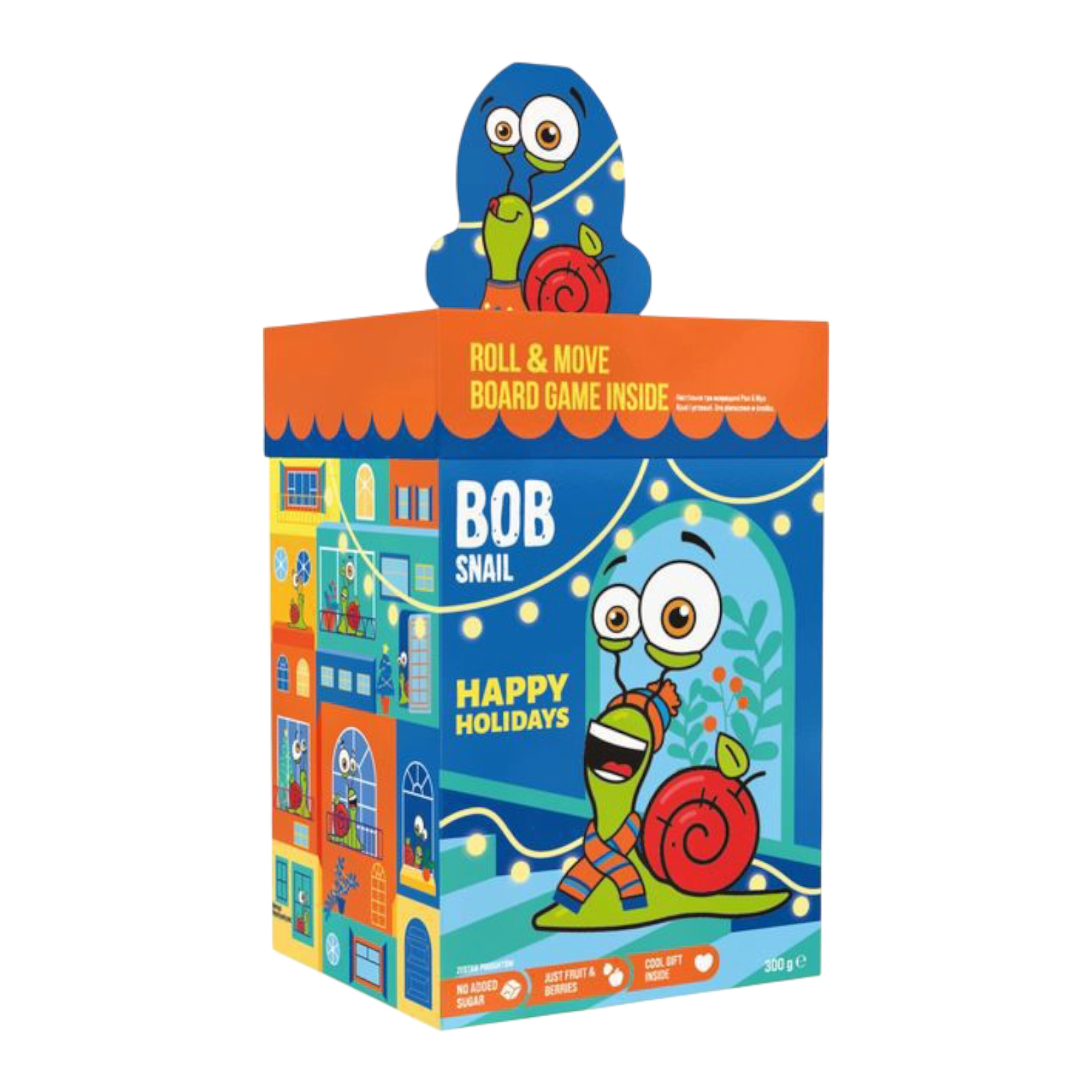 BOB Snail Подарунковий бокс з грою та іграшкою 300г