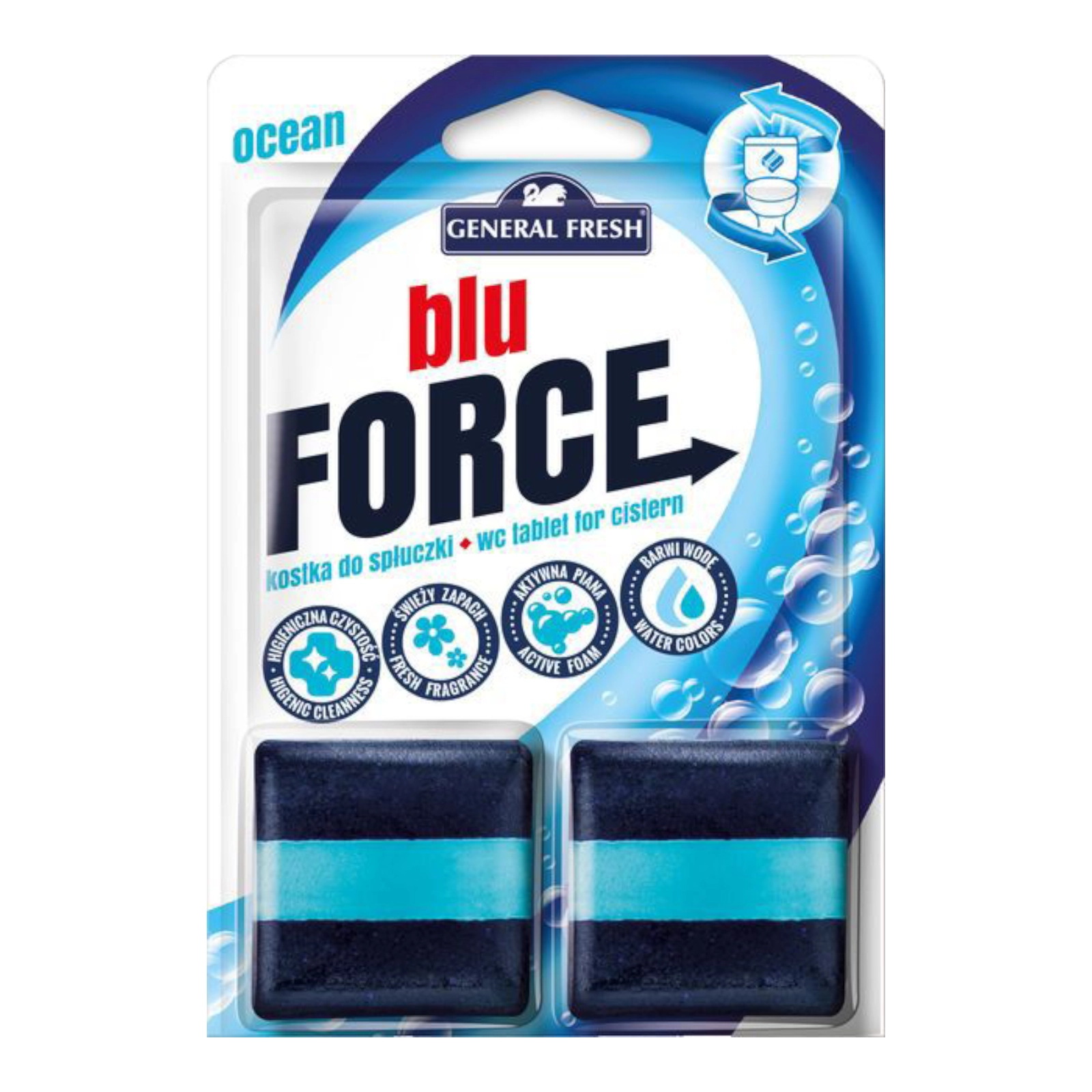 Кубик очисний для унітазу blu Fors блакитний