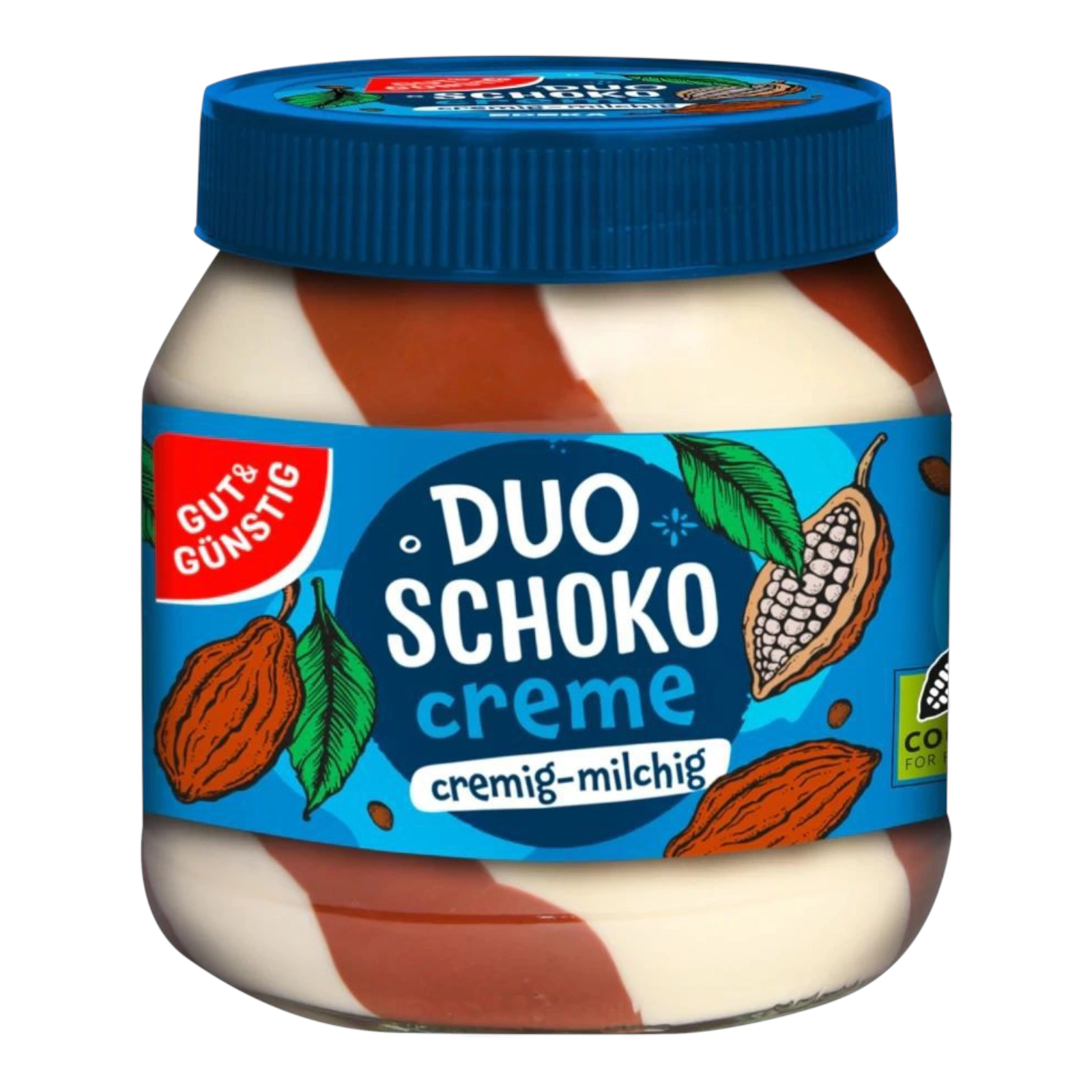 Шоколадно-горіхова паста Duo Schoko creme 750g