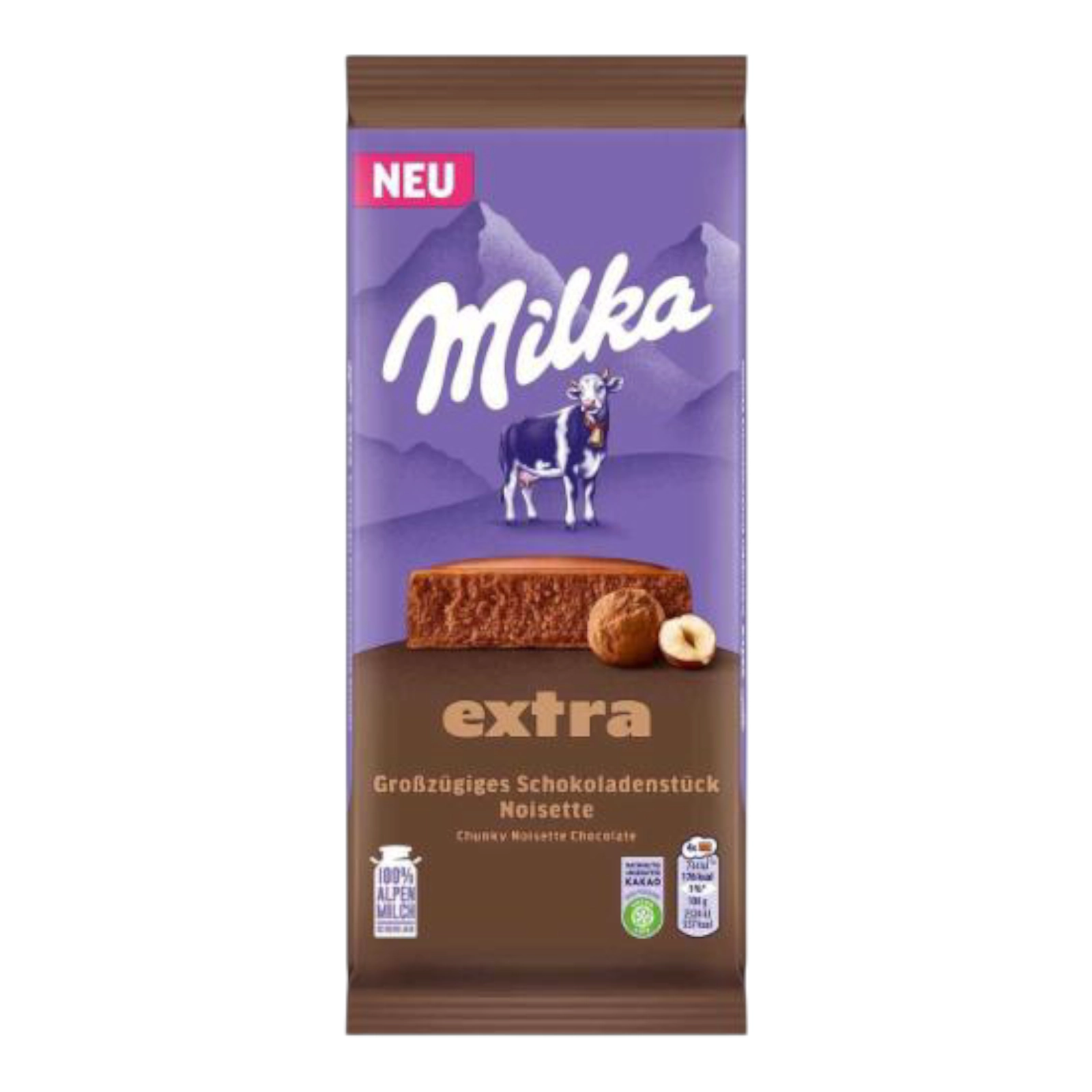 Milka шоколадка extra190g