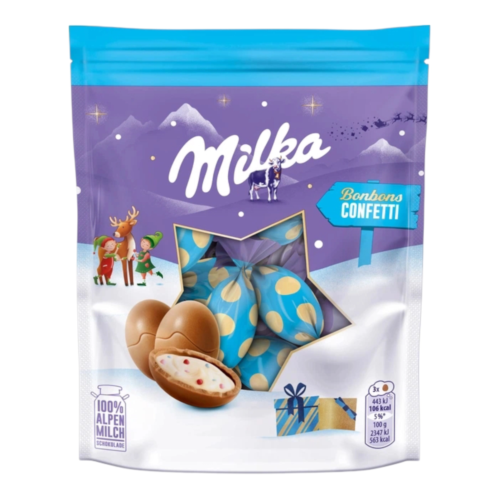 Цукерки Milka яйце з начинкою 86g