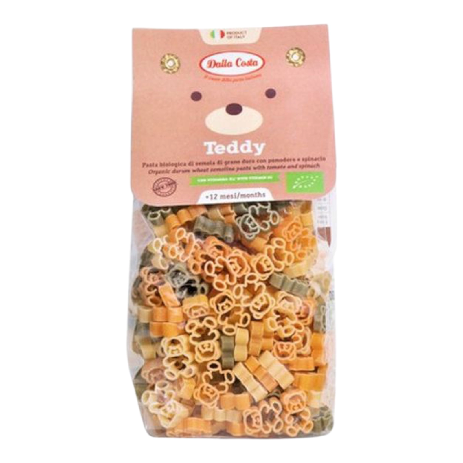 Макарони Little Pasta Organics Teddy Bear. 250г. органічні