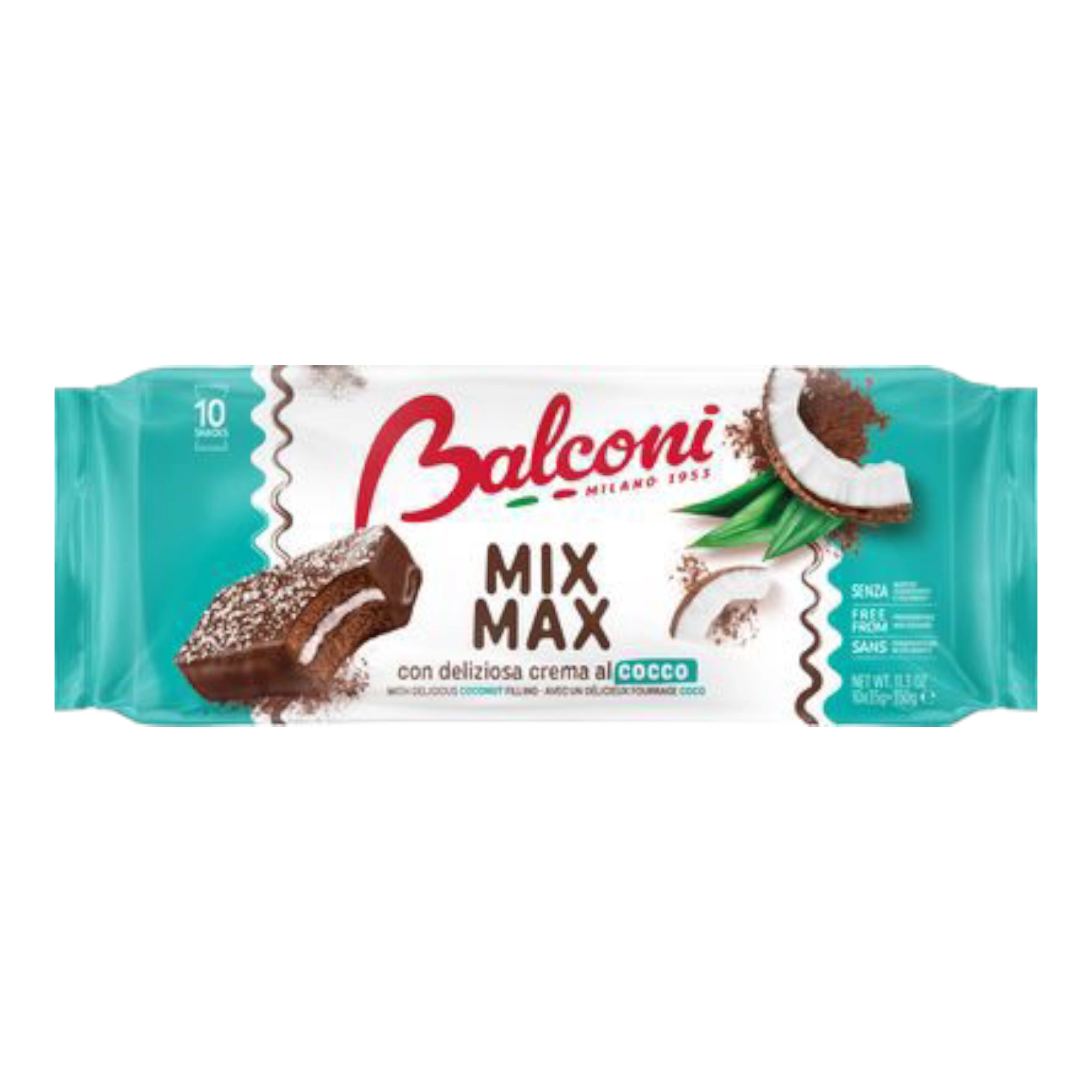 Шок бисквіт MixMax Balconi x10 milk