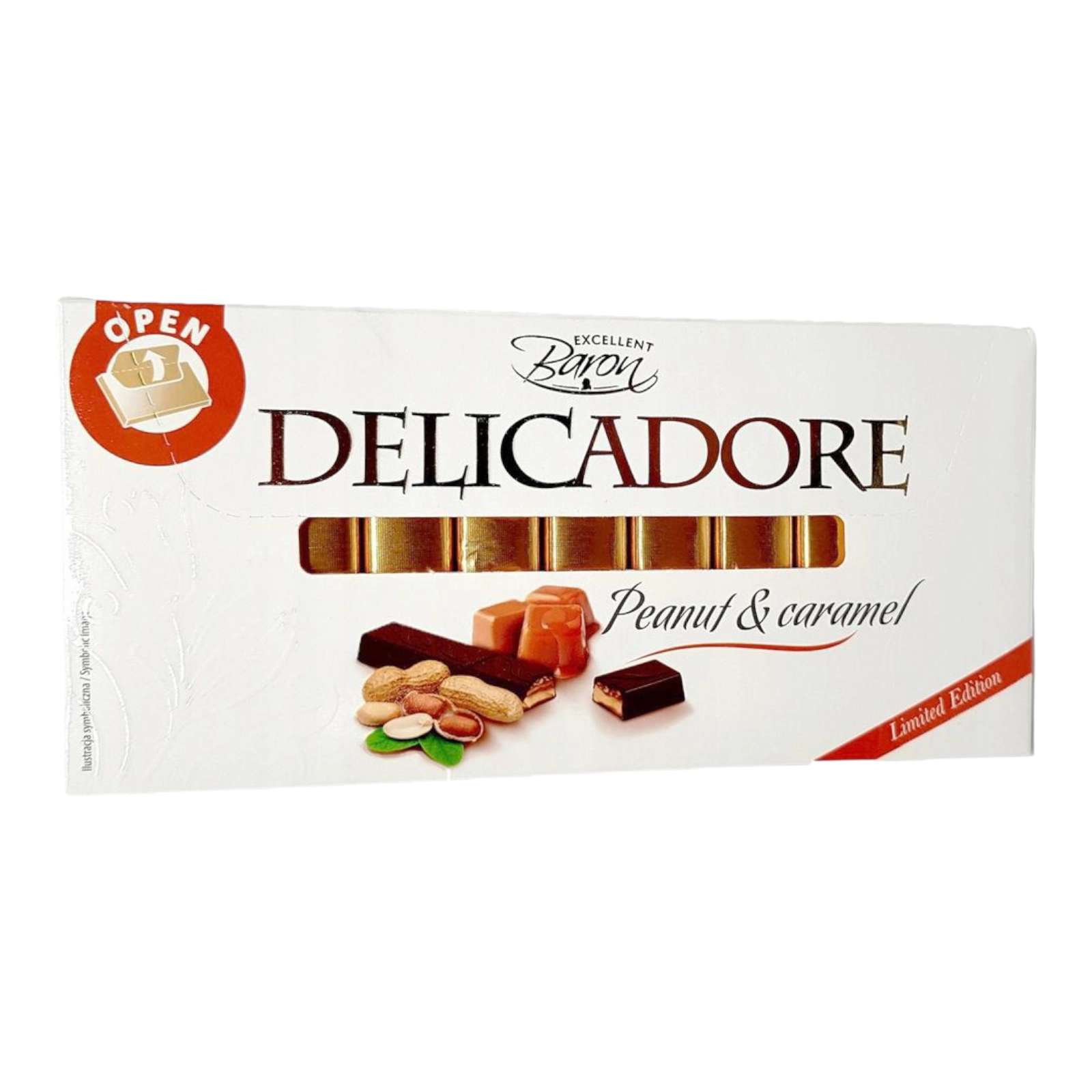Шок Delicadore 200g peanut i caramel