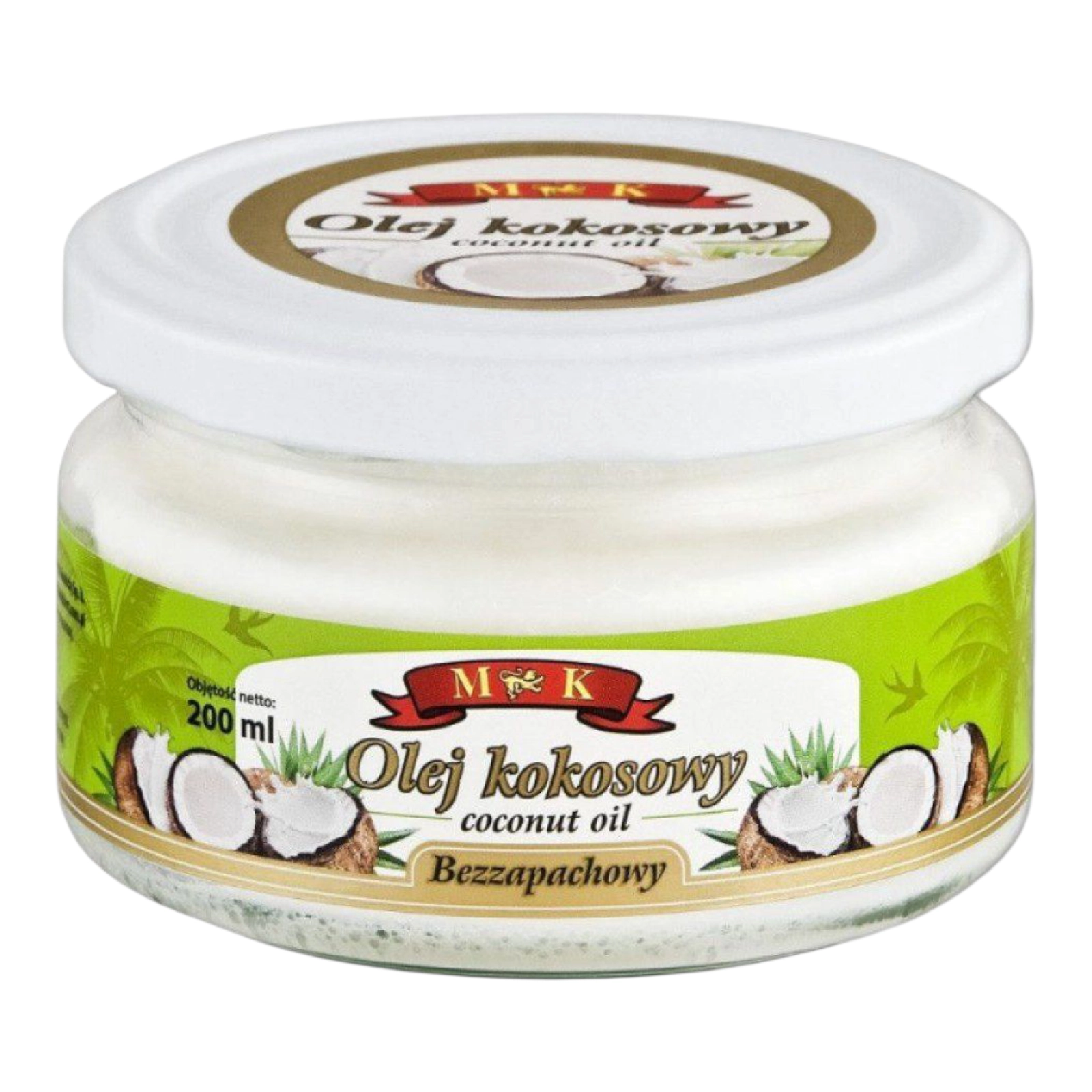 Олія кокосова M & K 200мл