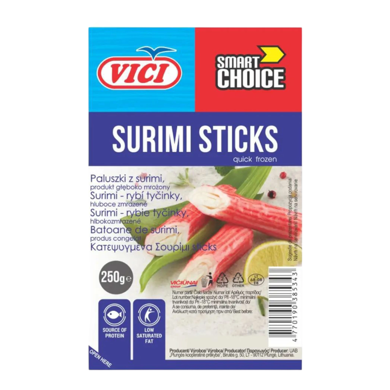 Крабові полочки Vici 250g