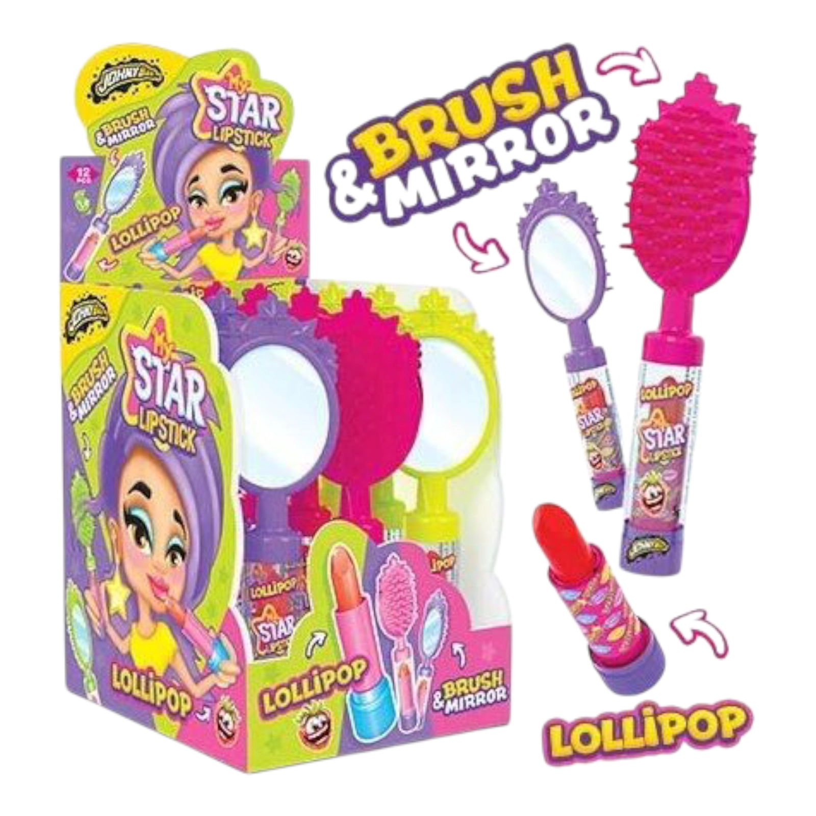 Зеркальці помади і розчіски