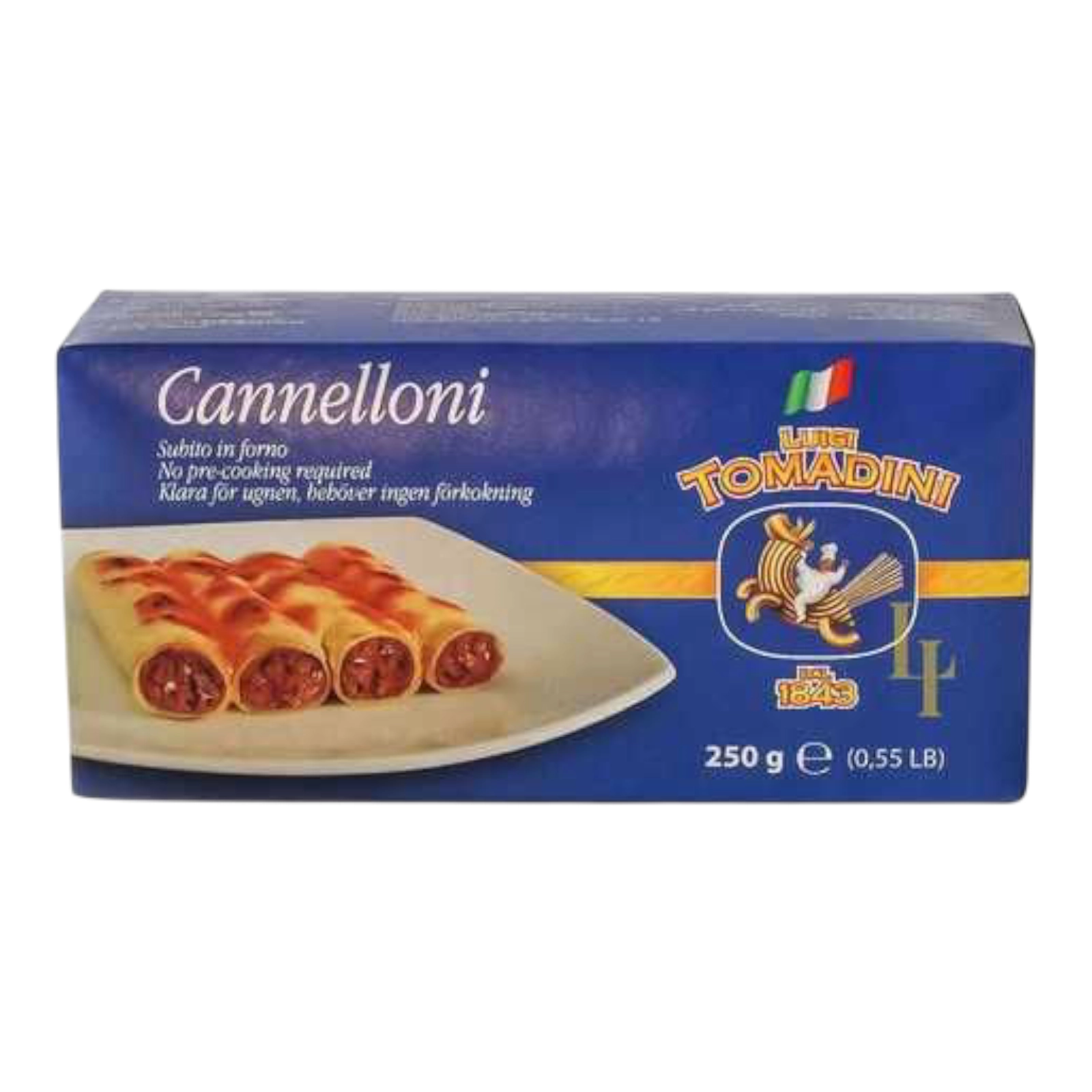 Паста Tomadini Cannelloni. 250г