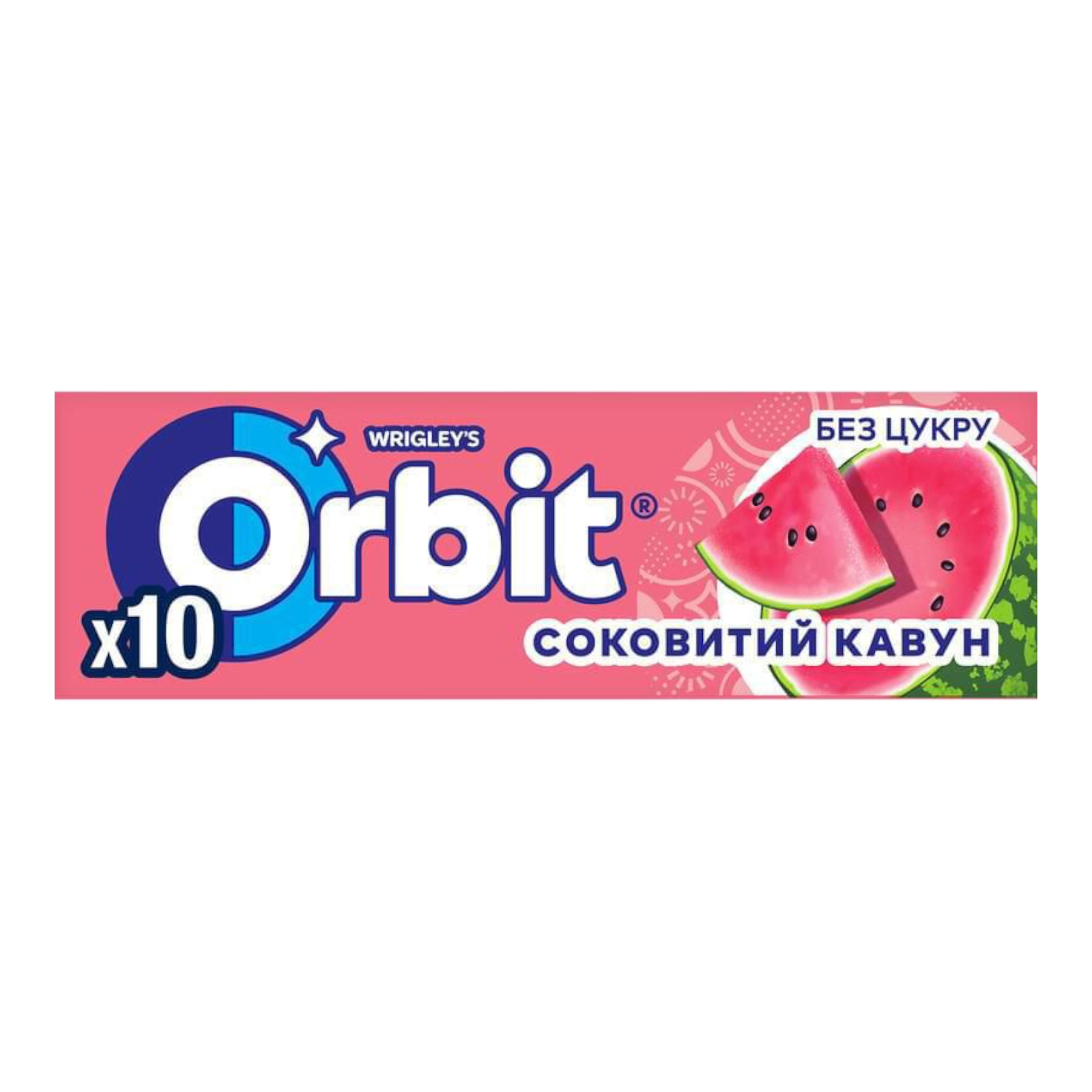 Жувальна гумка Orbit Класичний. Смак Кавун