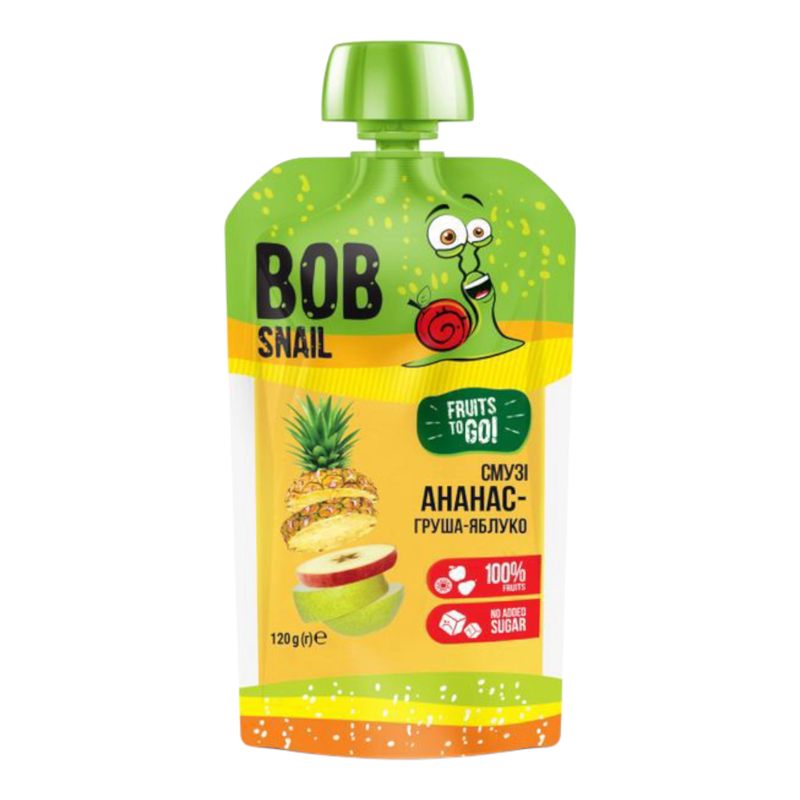 Смузі BOB Snail Дитяче фруктове. 120 г