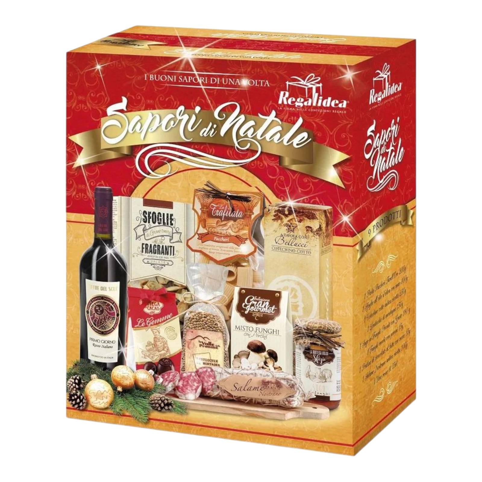 Набір новорічний. з панетонне. зелений. святковий