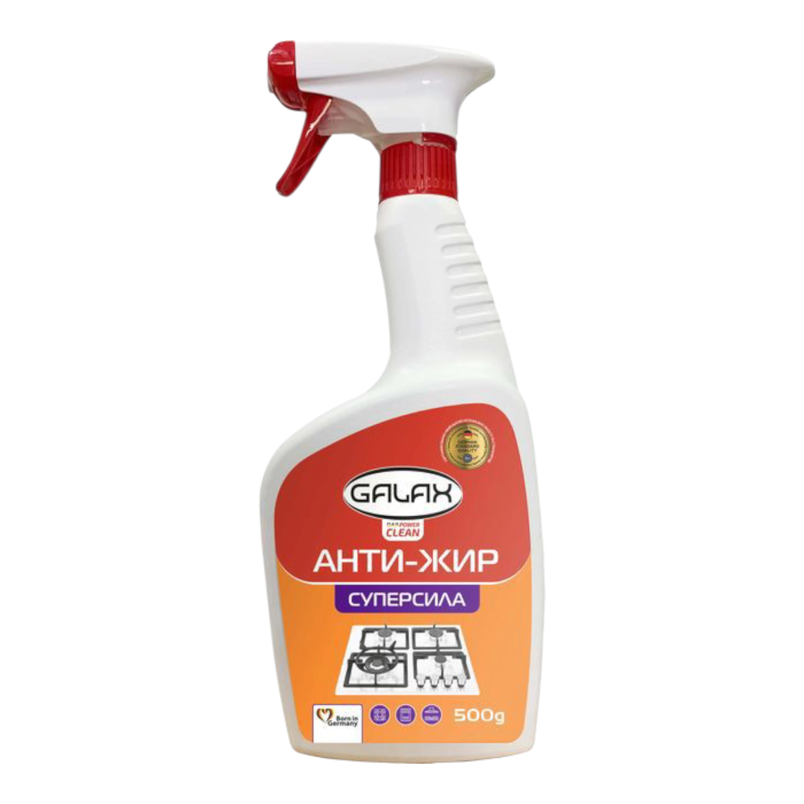 Засіб для миття кухні Galax 500g анти жир