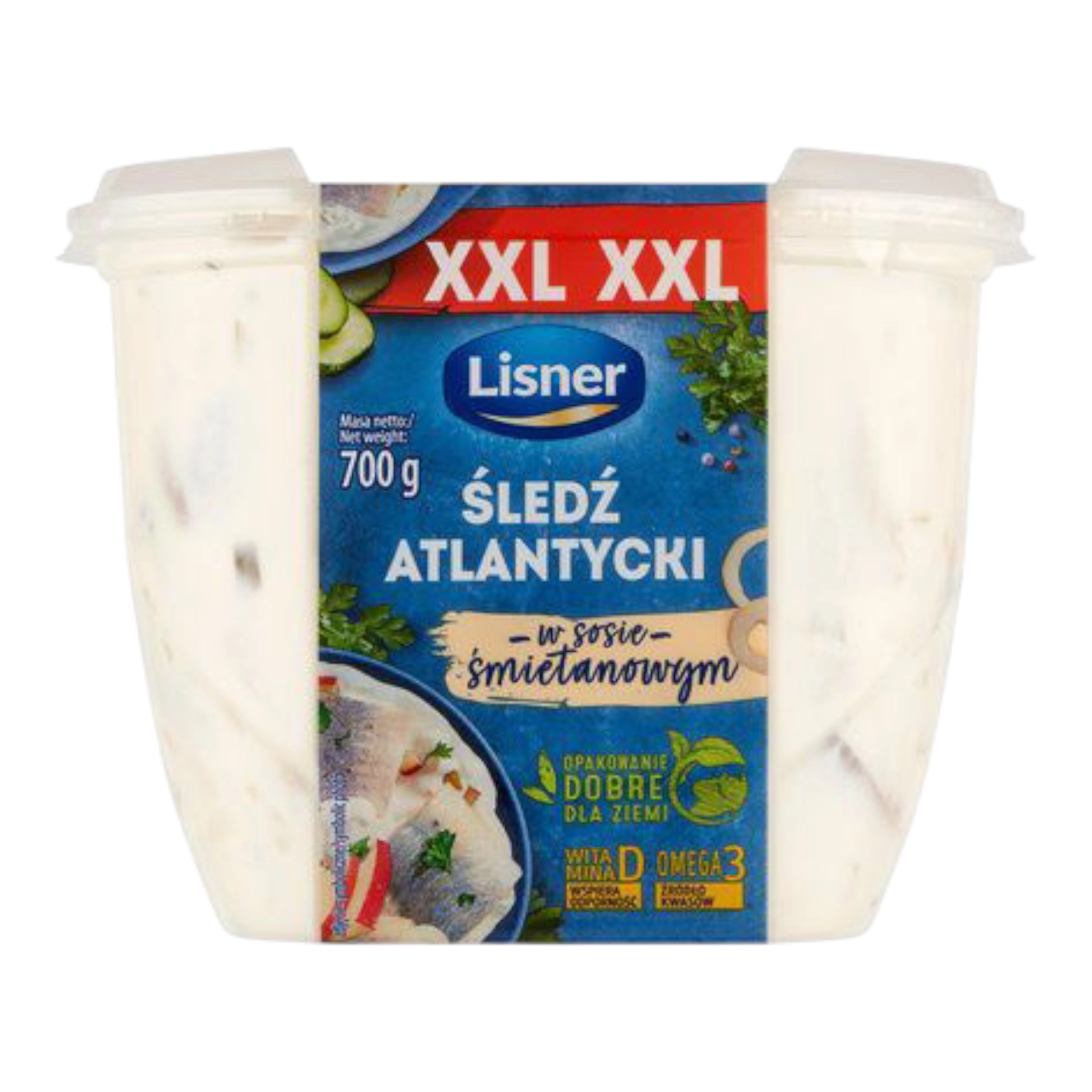 Оселедець Ліснер в сметані 700г