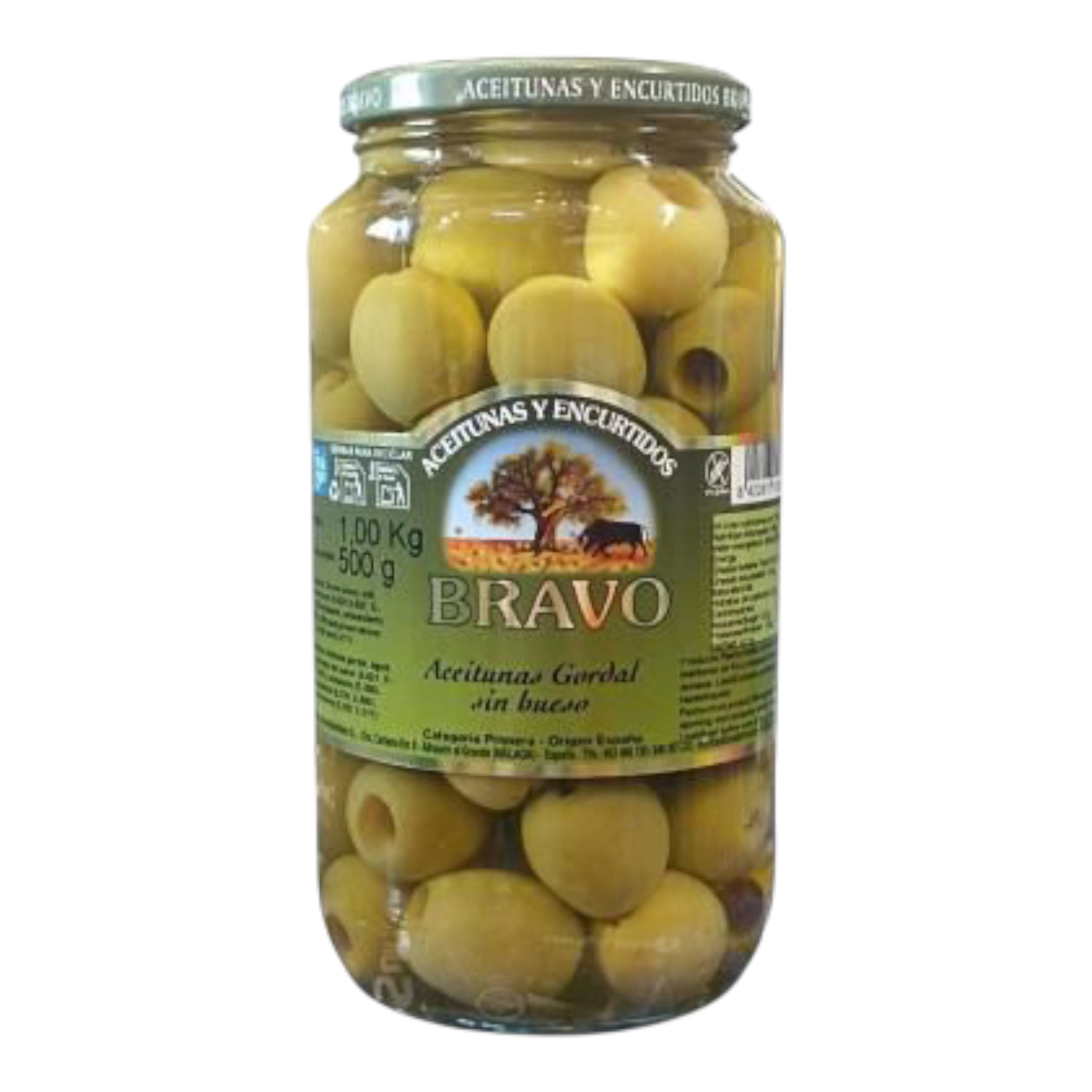 Оливки Bravo 1000g без кісточки
