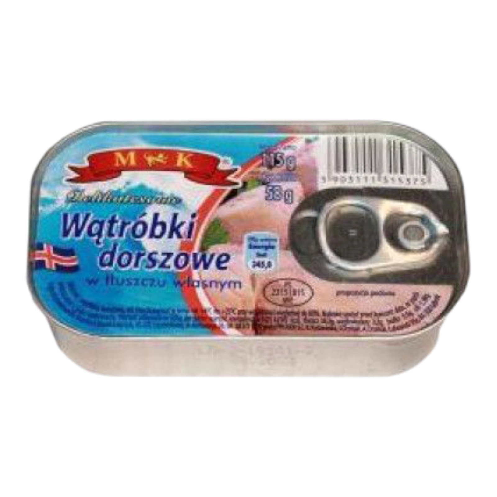 Печінка тріски MK. 115г