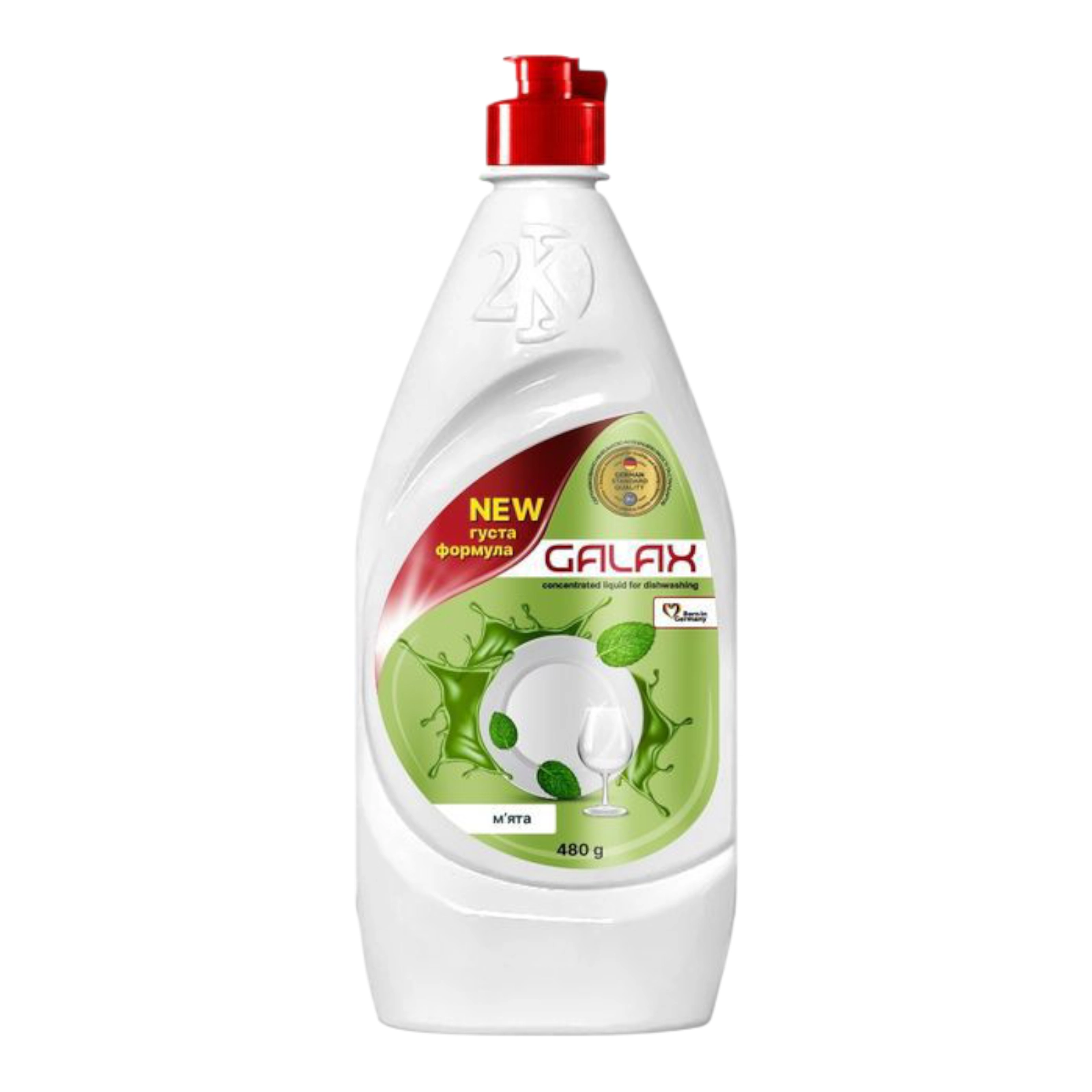 Засіб для миття посуду Galax 480g мята