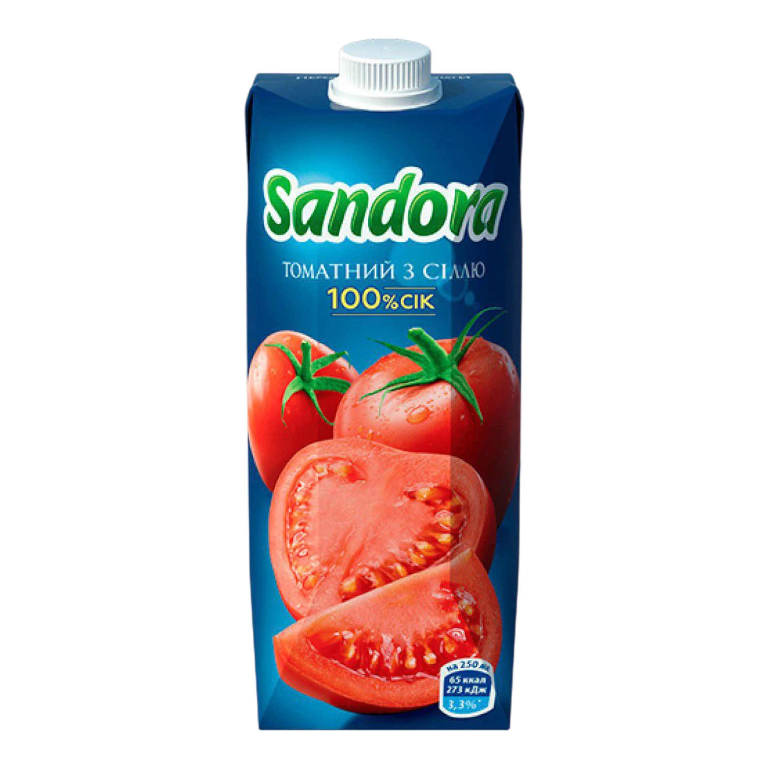 Сік Sandora Томатний з мякоттю 0.5