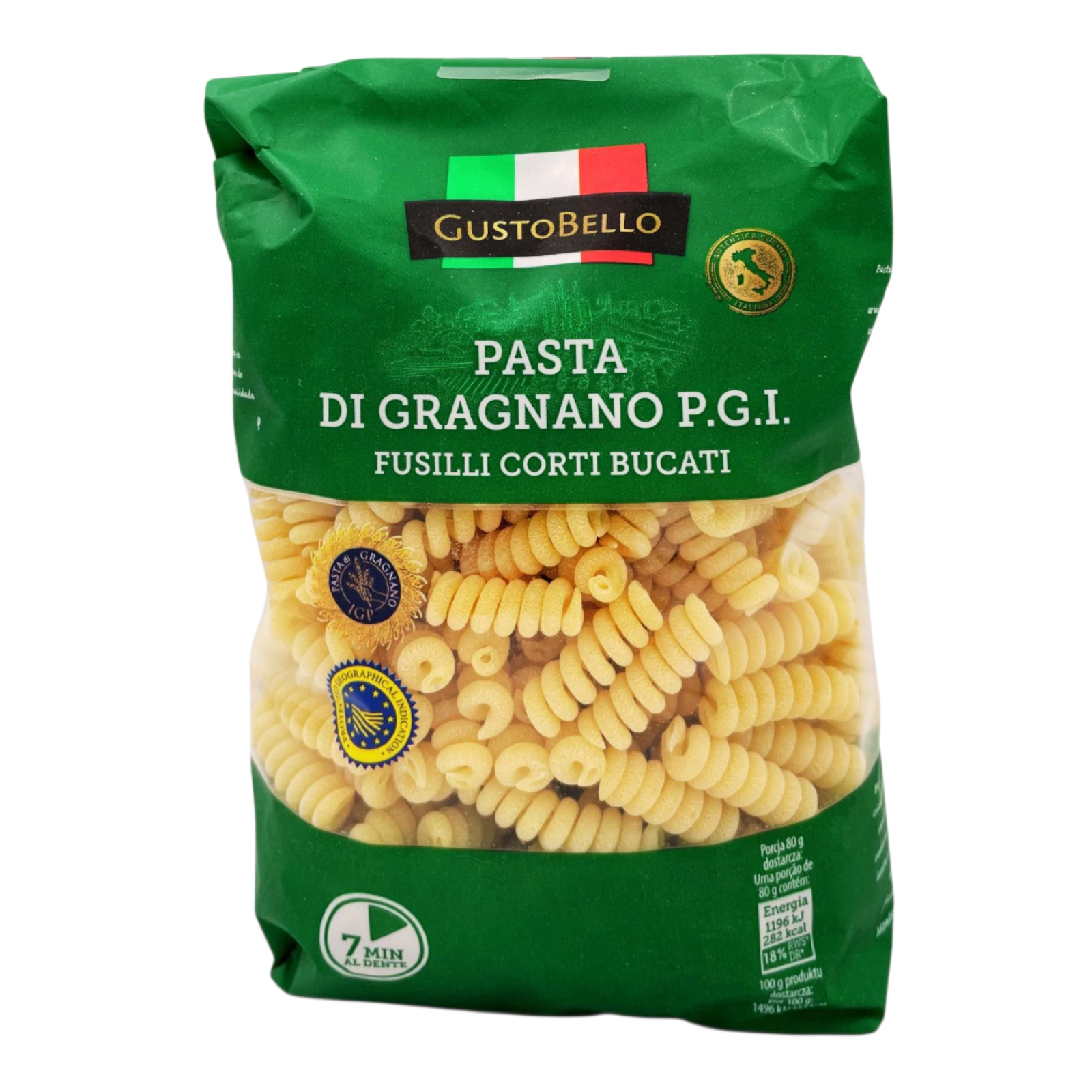 Макарони GustoBello Fusilini corti 500g