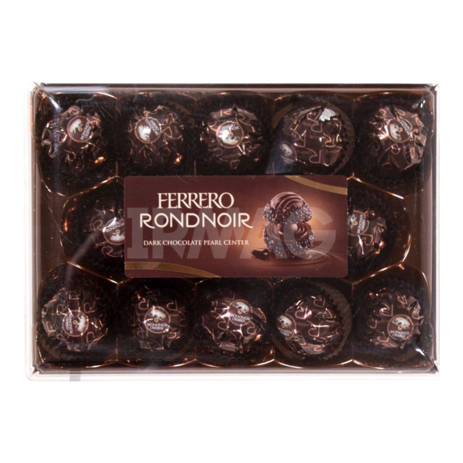 Шоколадні цукерки праліне Ferrero Rondnoir. чорний шоколад. 138г